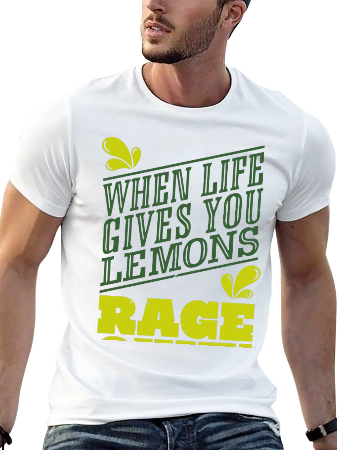 When Life Gives You Lemons Rage Funny Graphic Tee
