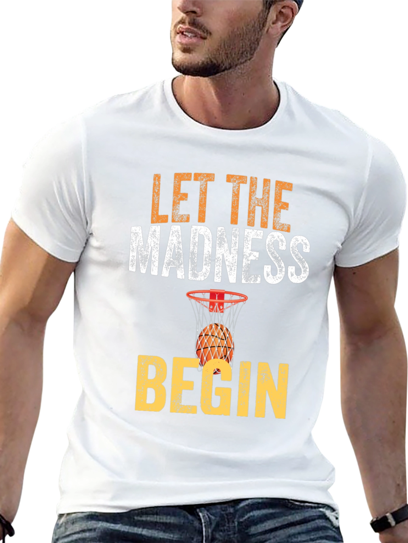 Let The Madness Begin Basketball T-Shirt