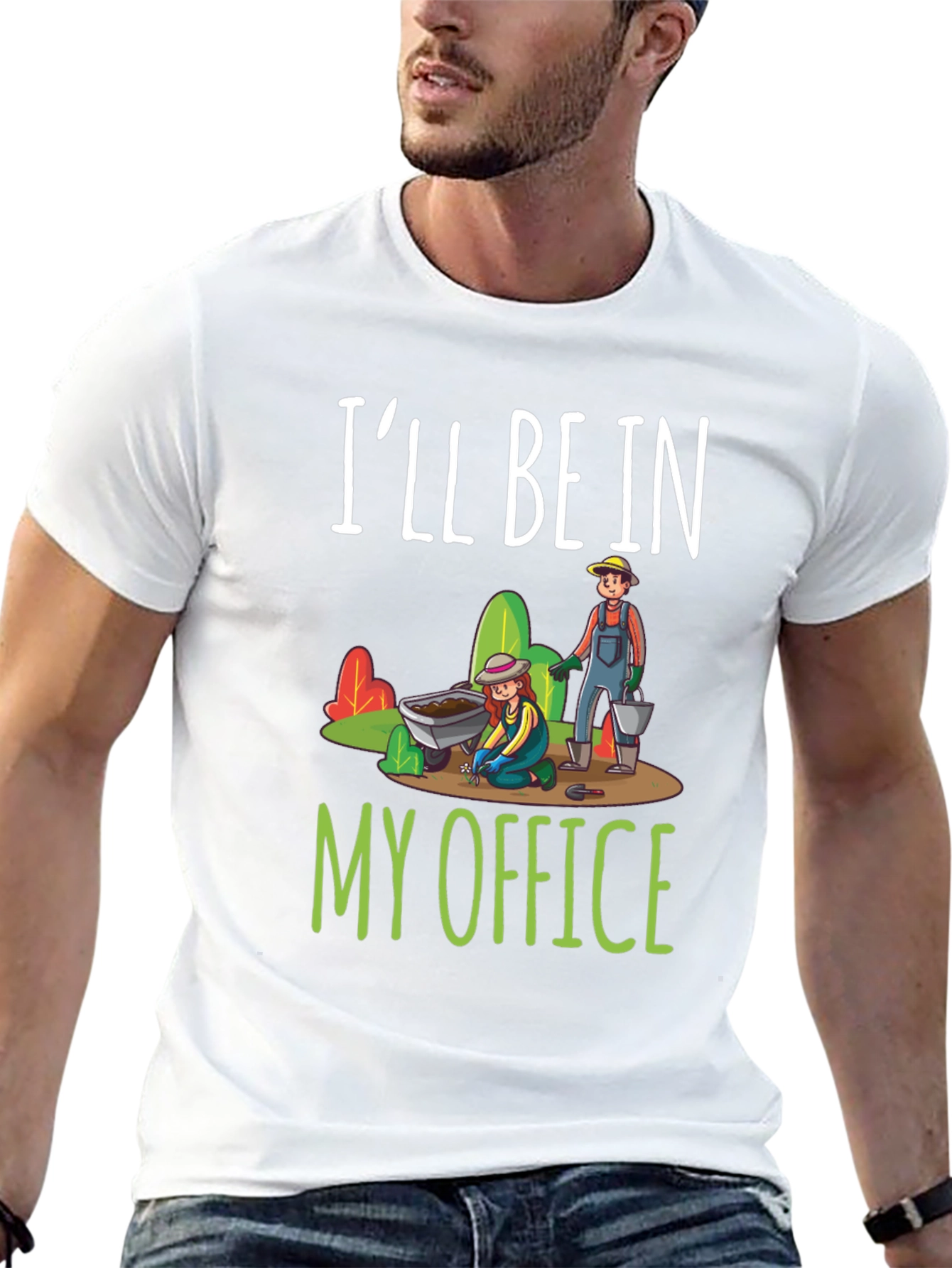 Gardeners Office T-Shirt - Black Cotton Tee