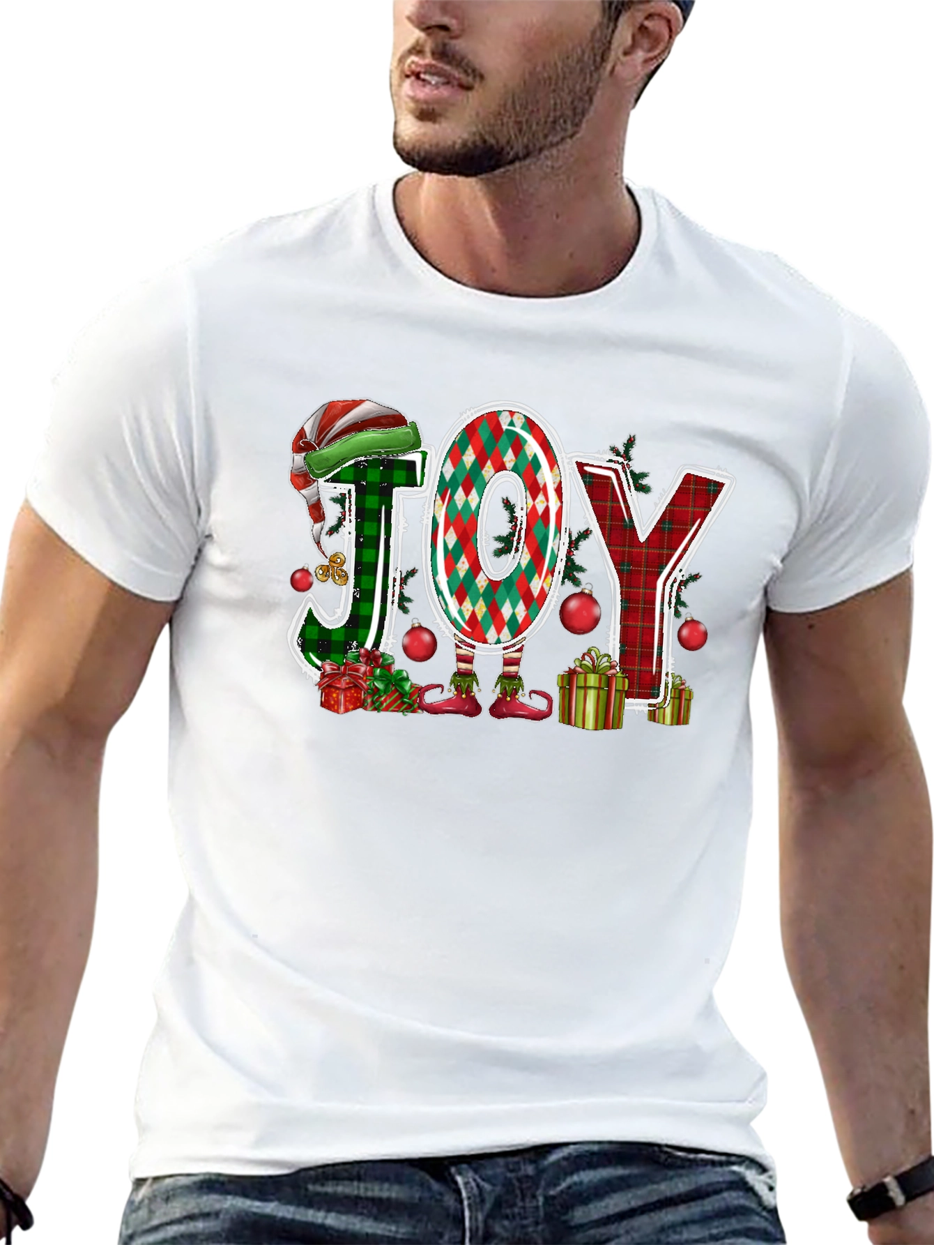 Festive JOY Christmas T-Shirt
