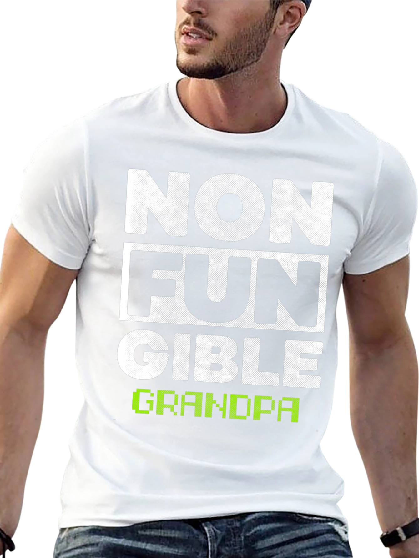 Non-Fungible Grandpa Graphic T-Shirt