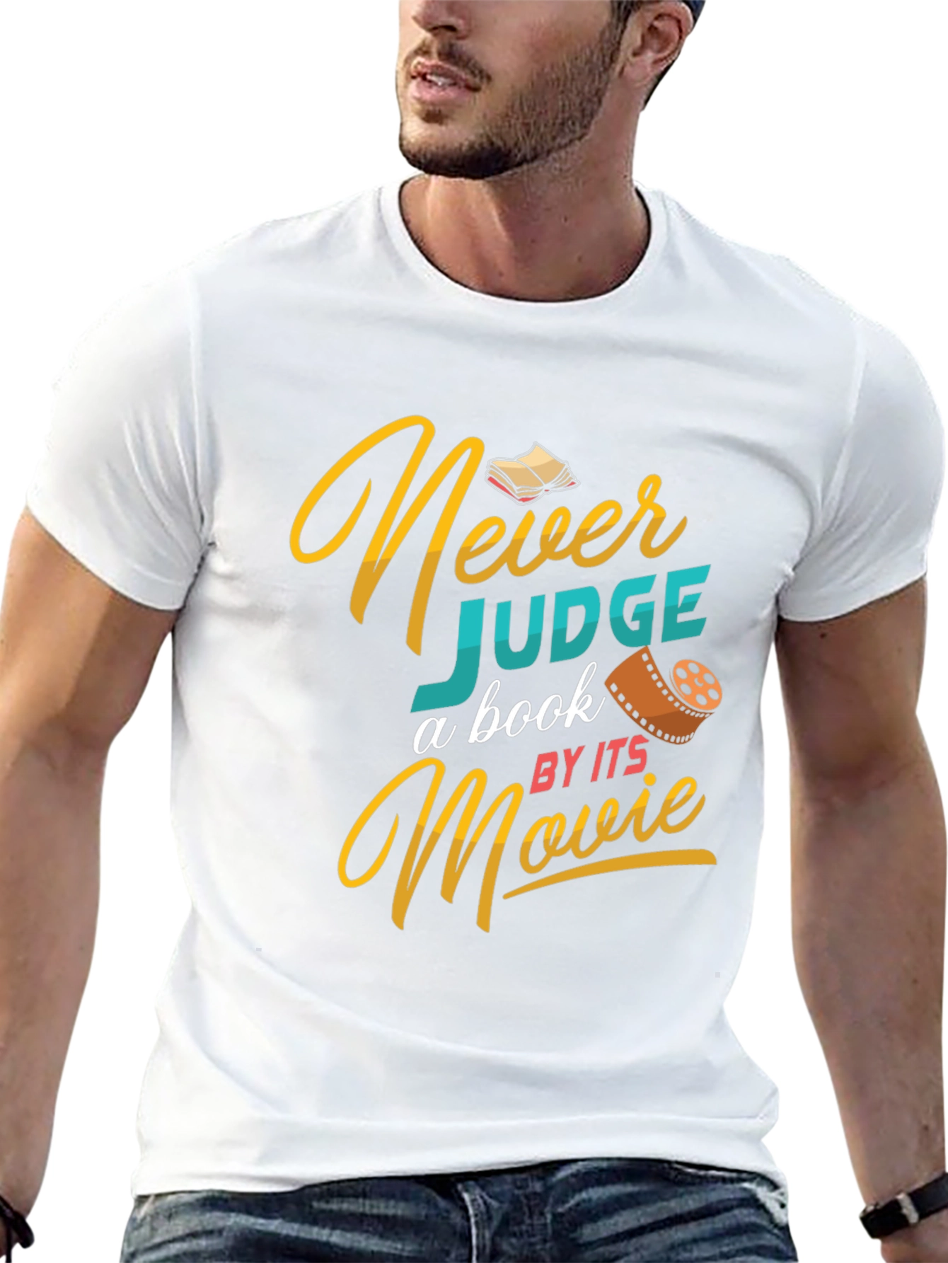 Never Judge a Book by its Movie Graphic Tee