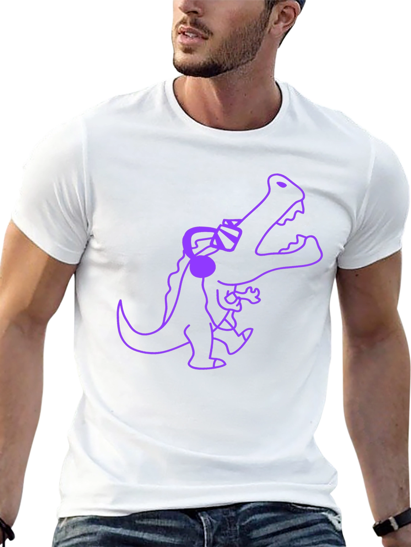 Cool Gator Graphic Tee - Black