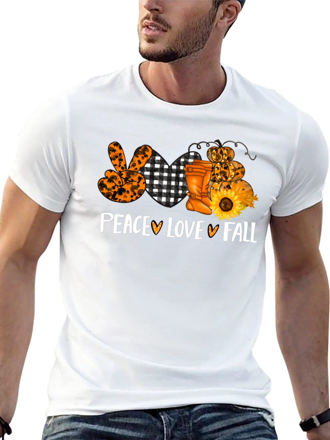 Peace Love Fall Graphic Tee