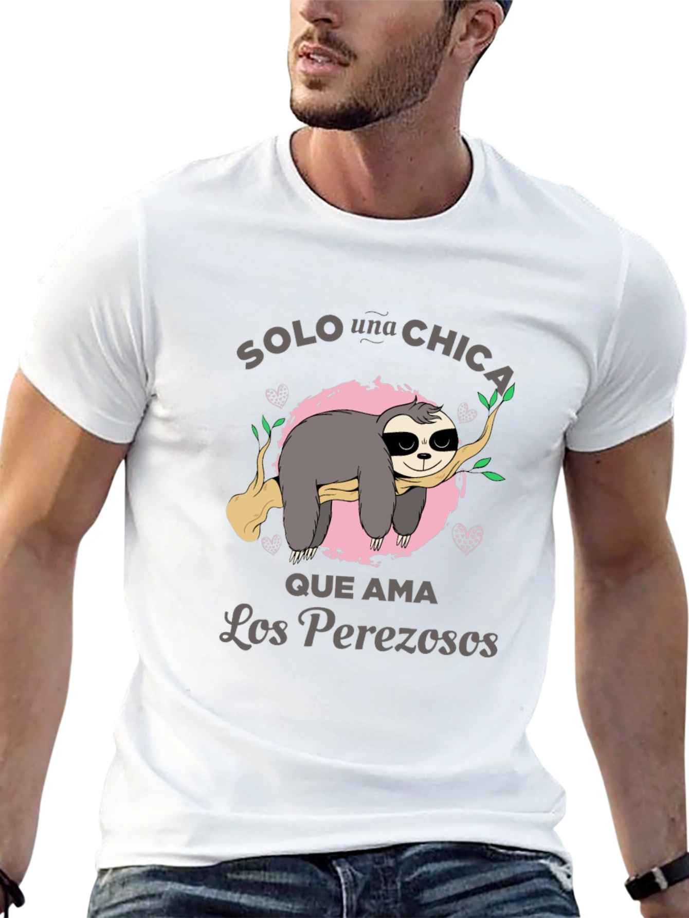 Sloth Lover Tee - Solo una Chica T-Shirt