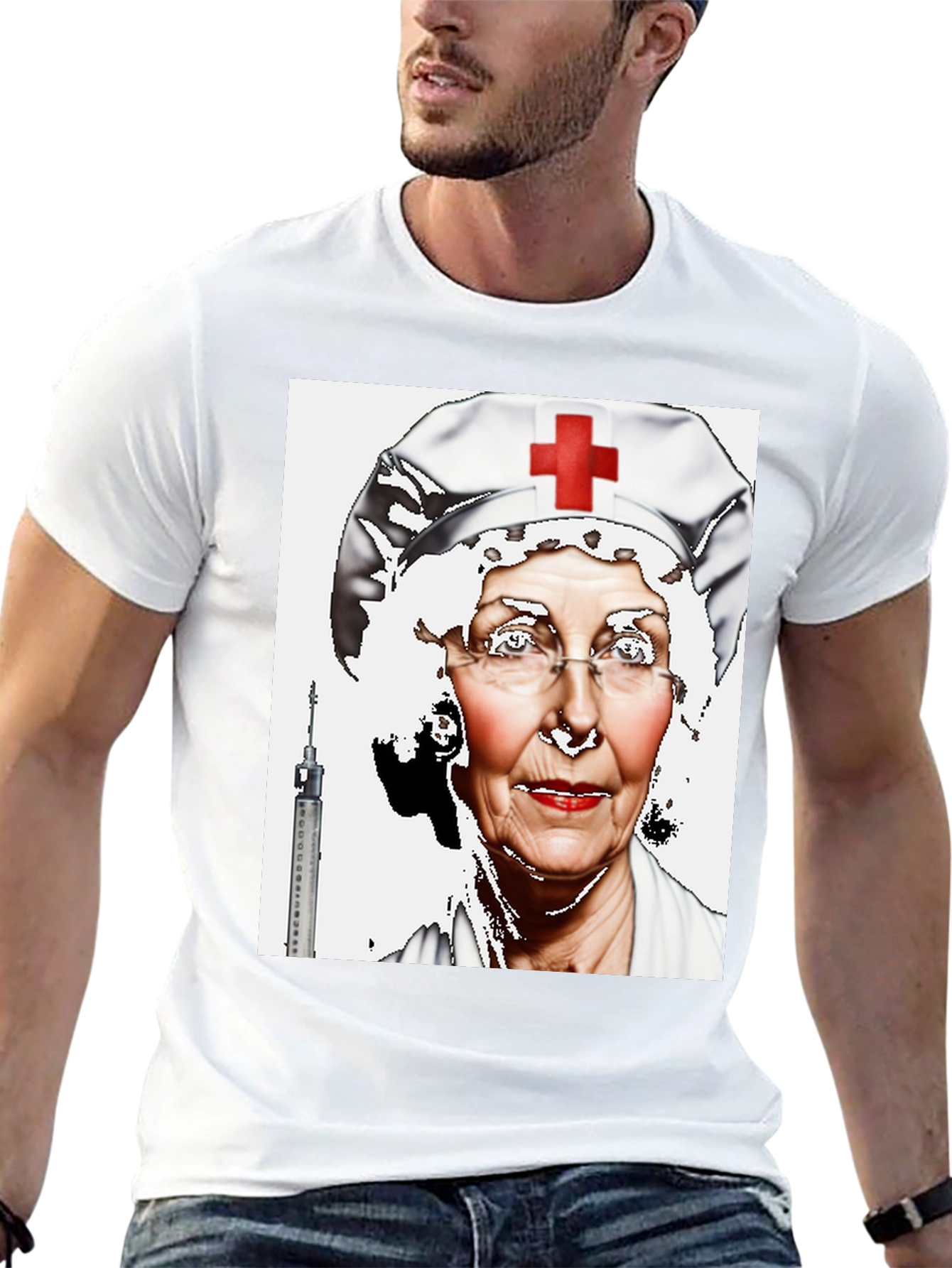 Nurse Graphic T-Shirt - Spooky Humor Tee