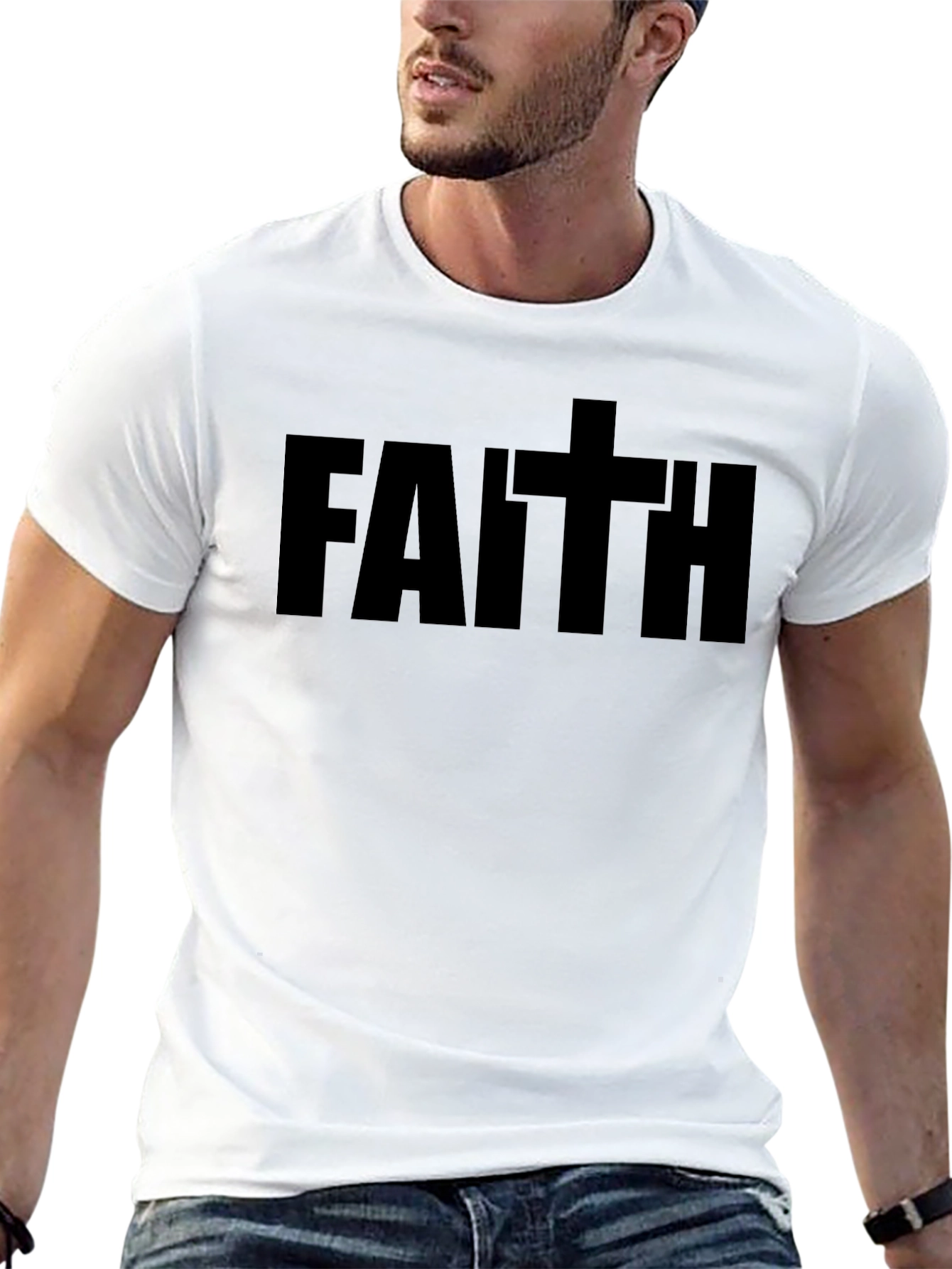 Faith Graphic T-Shirt - Religious Christian Tee
