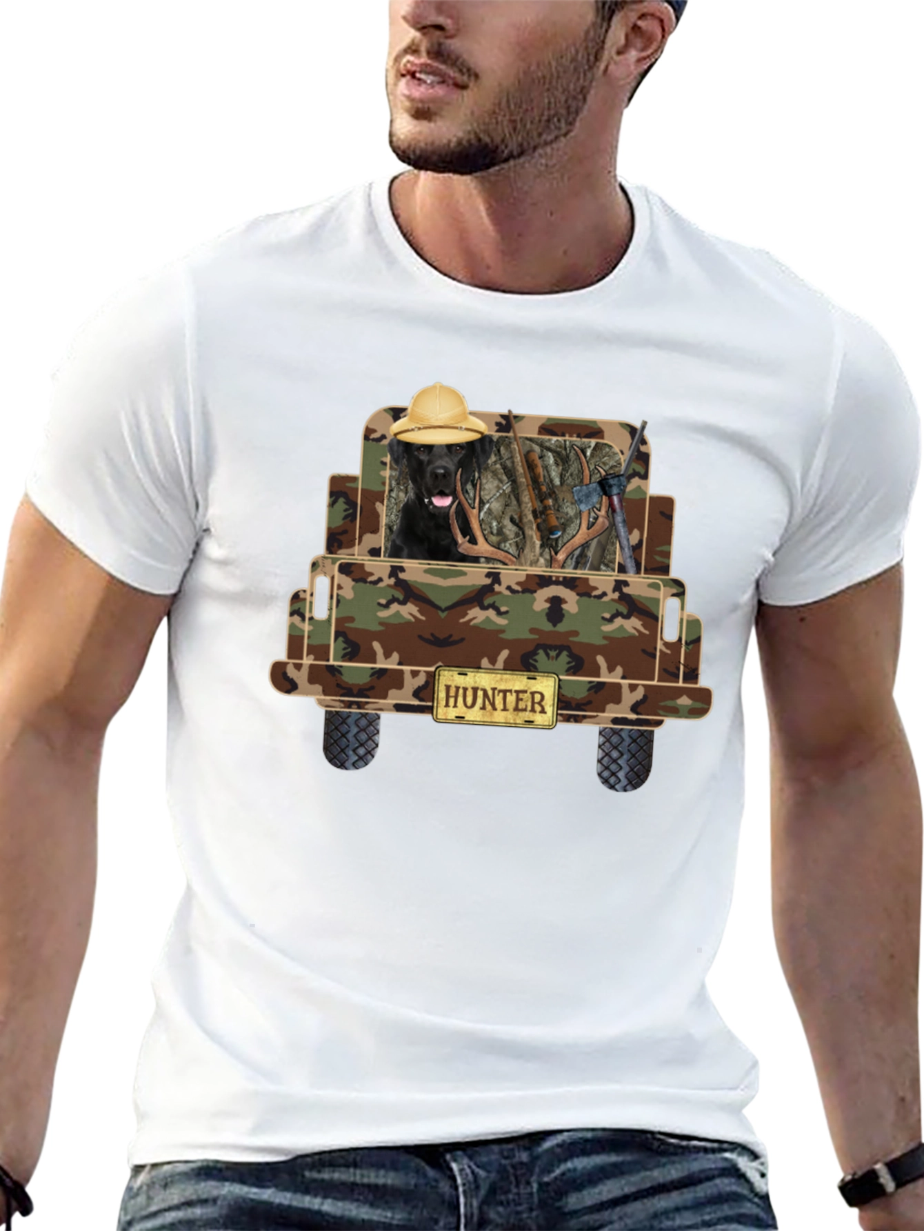 Hunter Camo Truck T-Shirt