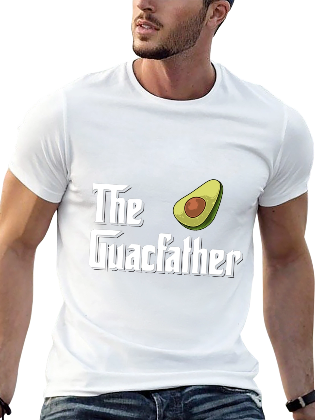 The Guacfather Avocado Graphic T-Shirt