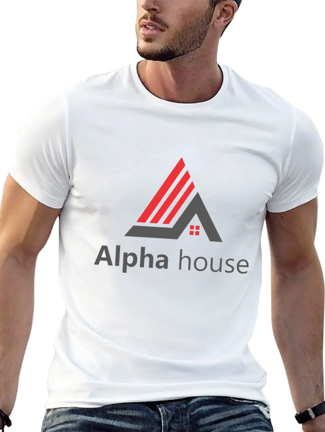 Alpha House Graphic Tee - Modern Style