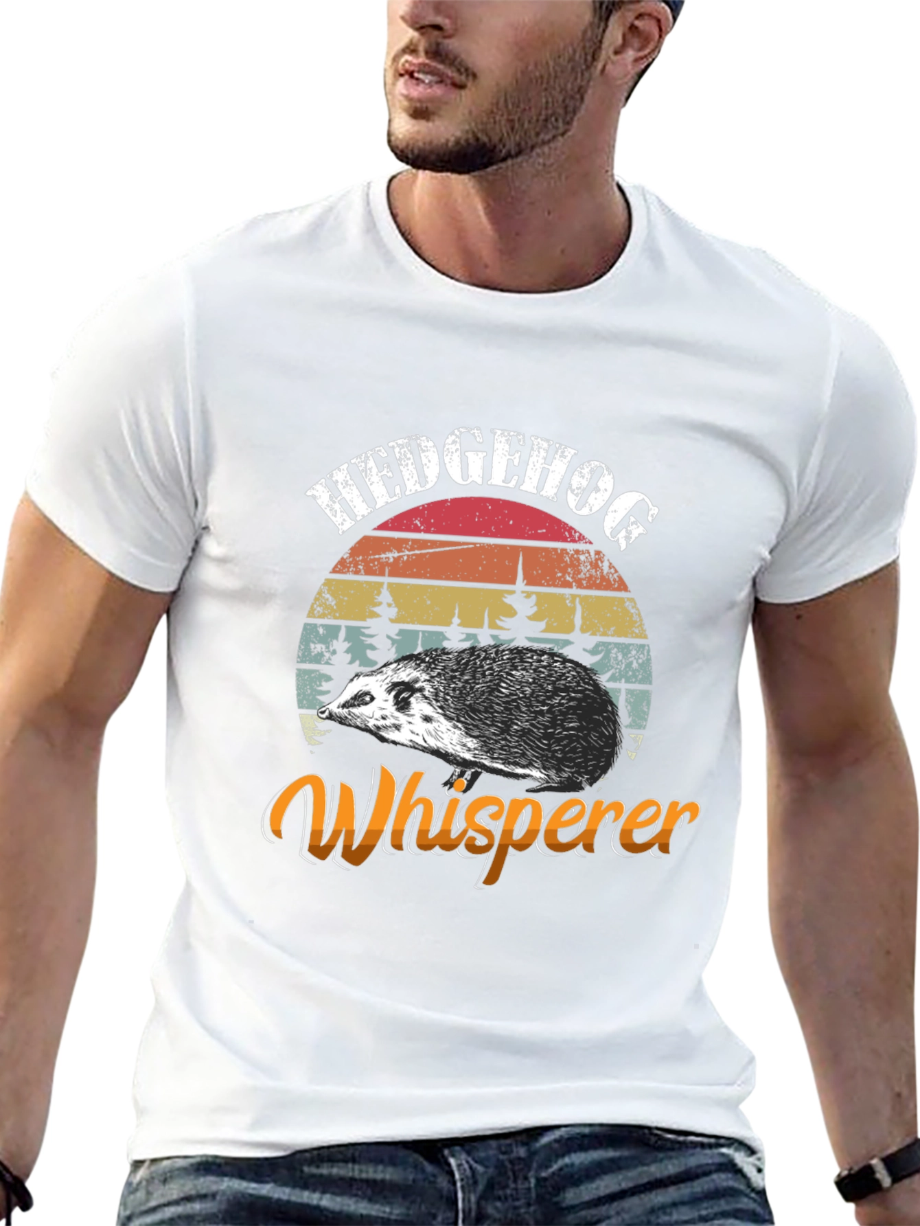 Hedgehog Whisperer Graphic Tee - Novelty Animal Shirt