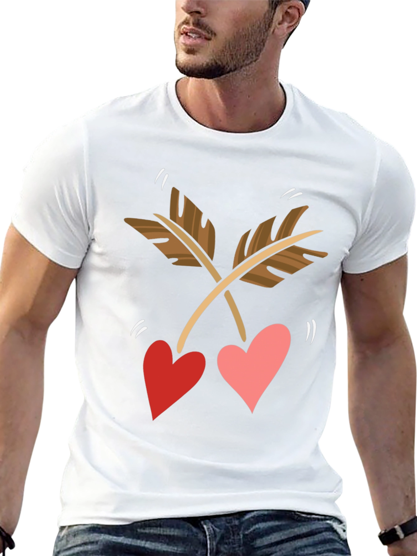 Heart Arrow T-Shirt - Valentines Day Tee