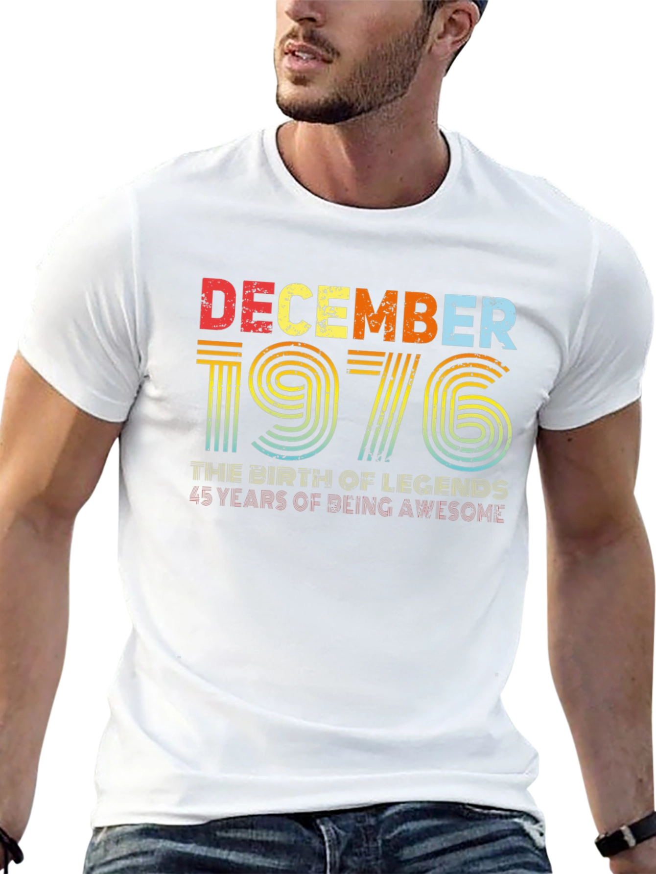 December 1976 Birthday T-Shirt - Birth of Legends