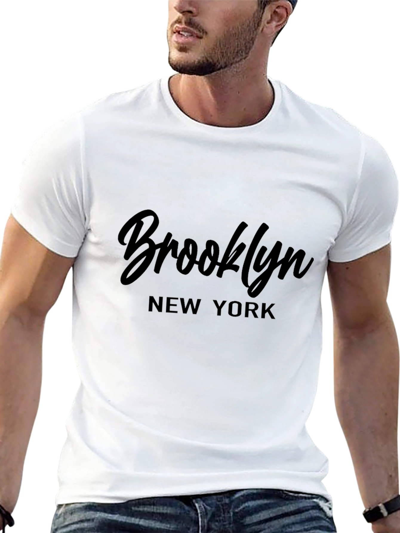 Brooklyn New York Black Graphic Tee