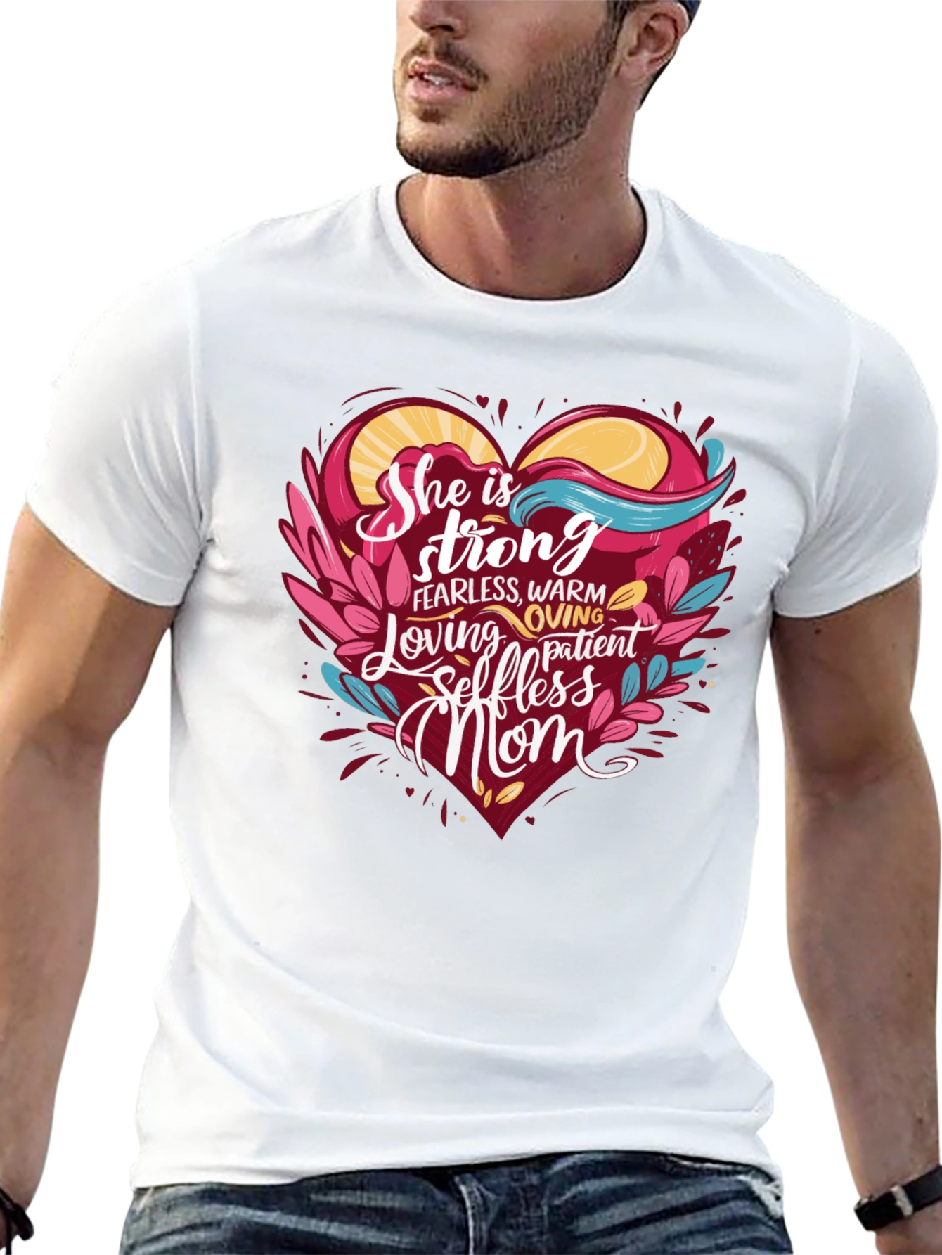 She is Strong Mom T-Shirt