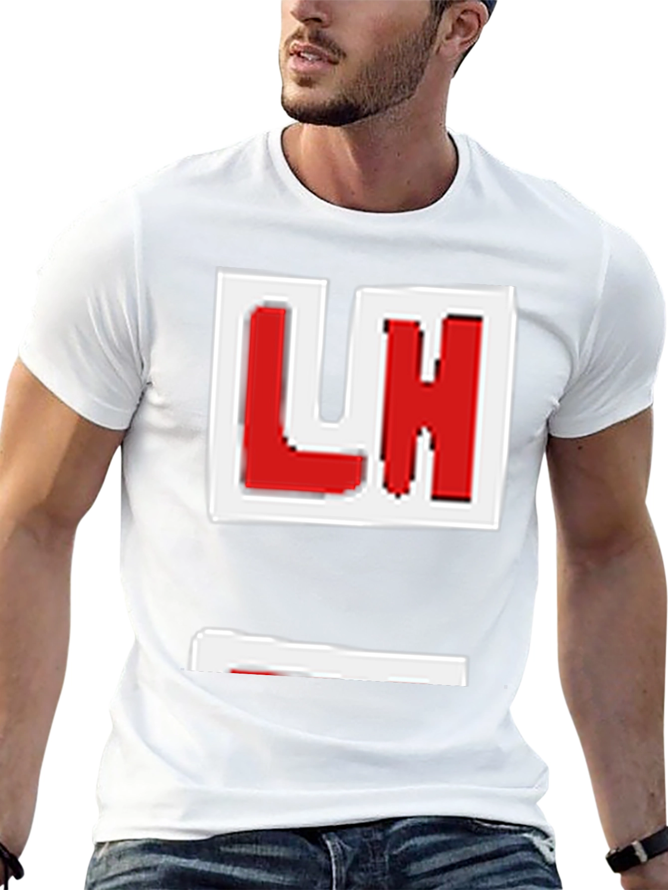 Retro LH Pixel T-Shirt - Black Graphic Tee