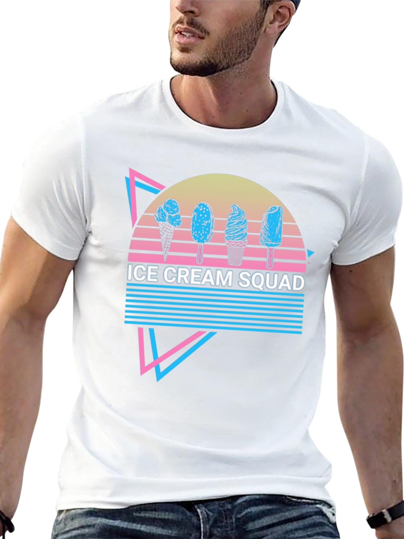 Ice Cream Squad Retro T-Shirt