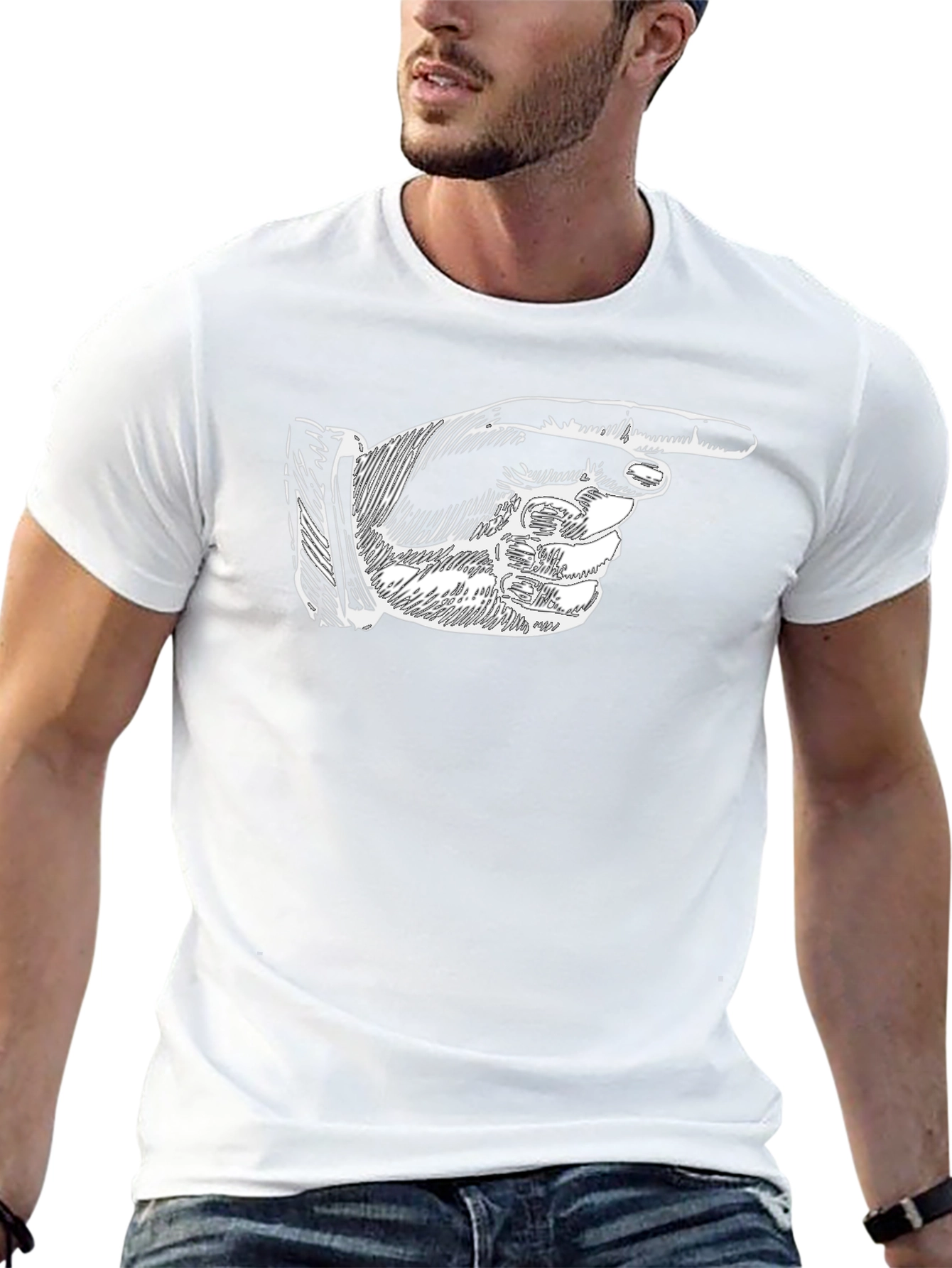 Pointing Finger Graphic T-Shirt - Classic Black Tee