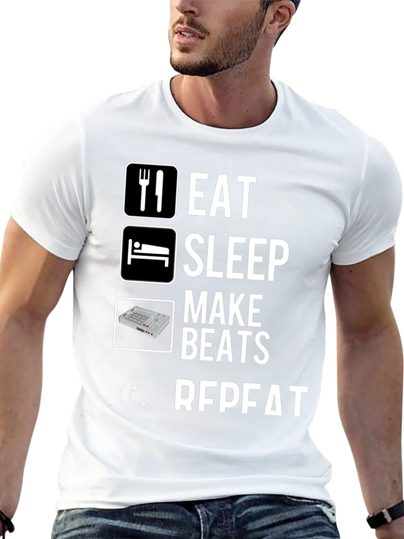 Eat Sleep Make Beats Repeat T-Shirt