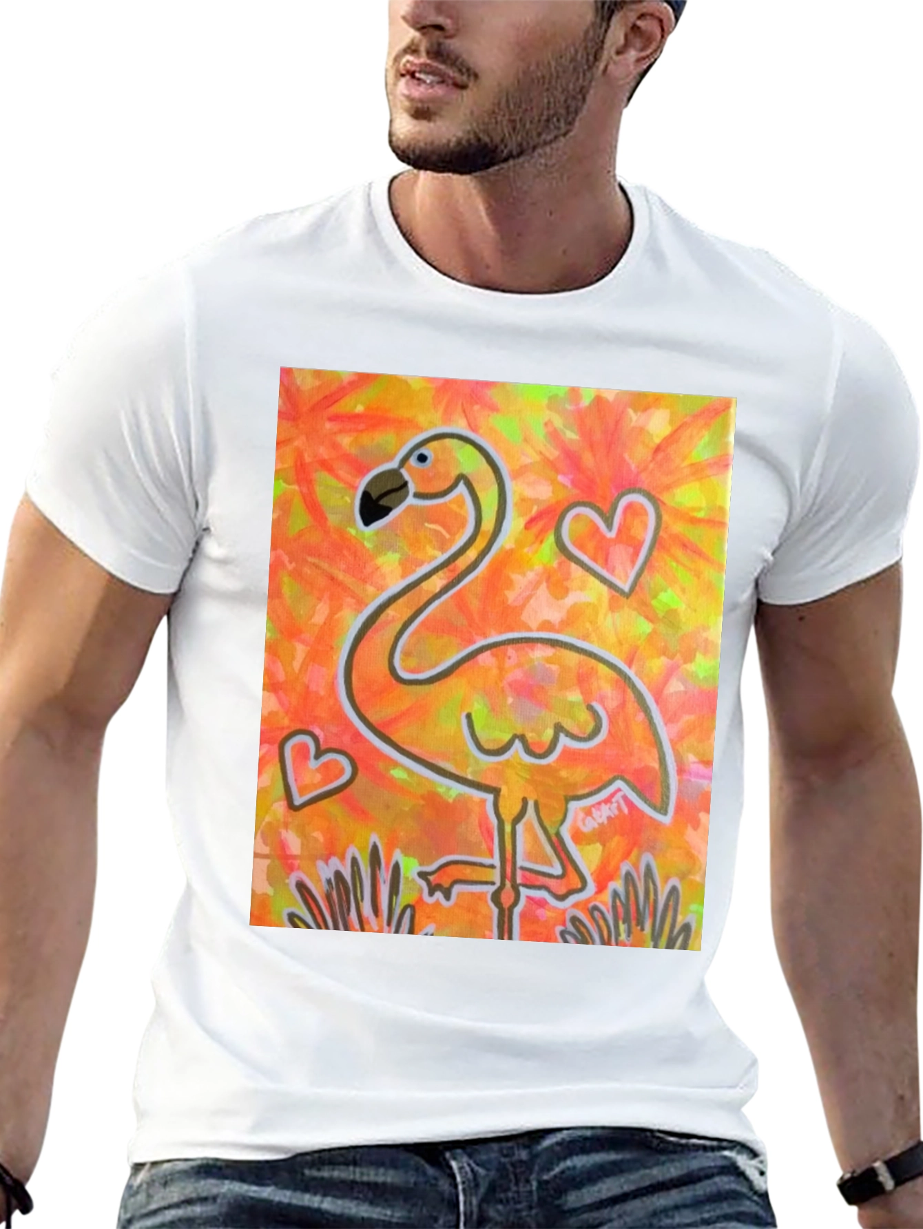 Fun Flamingo Graphic Tee - Stylish & Unique Design