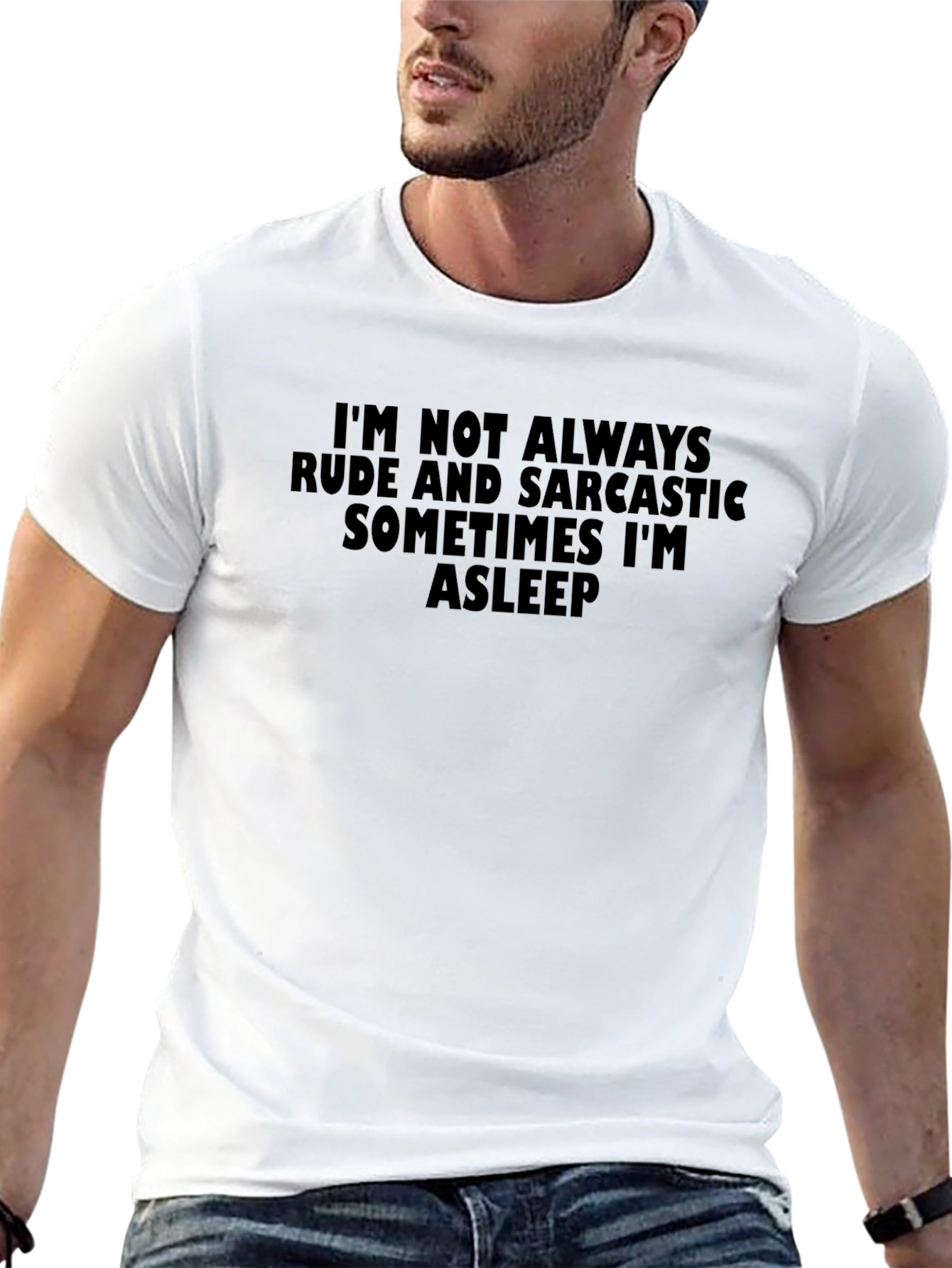 Funny Sarcastic Graphic T-Shirt - Im Not Always Rude