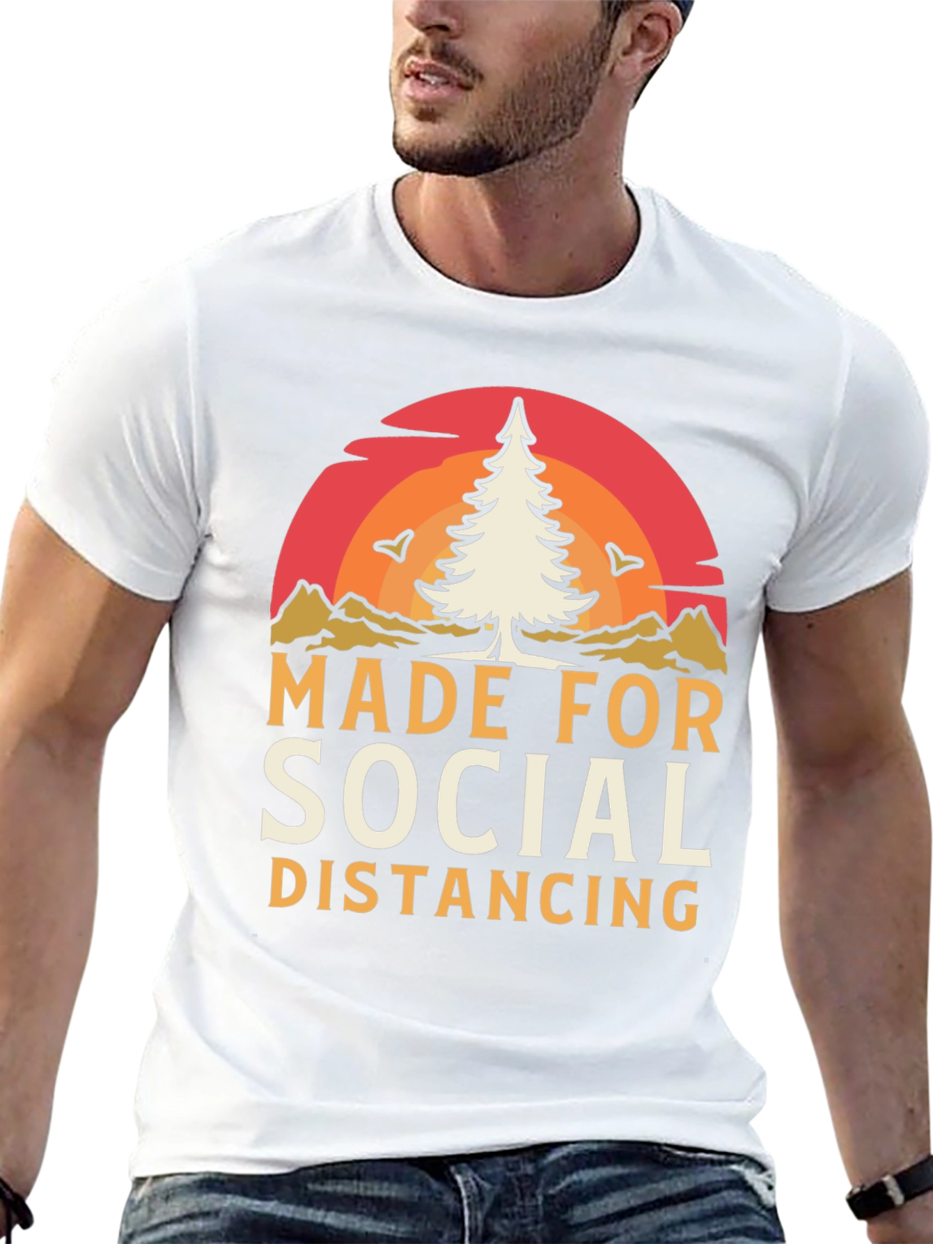 Made for Social Distancing Graphic Tee