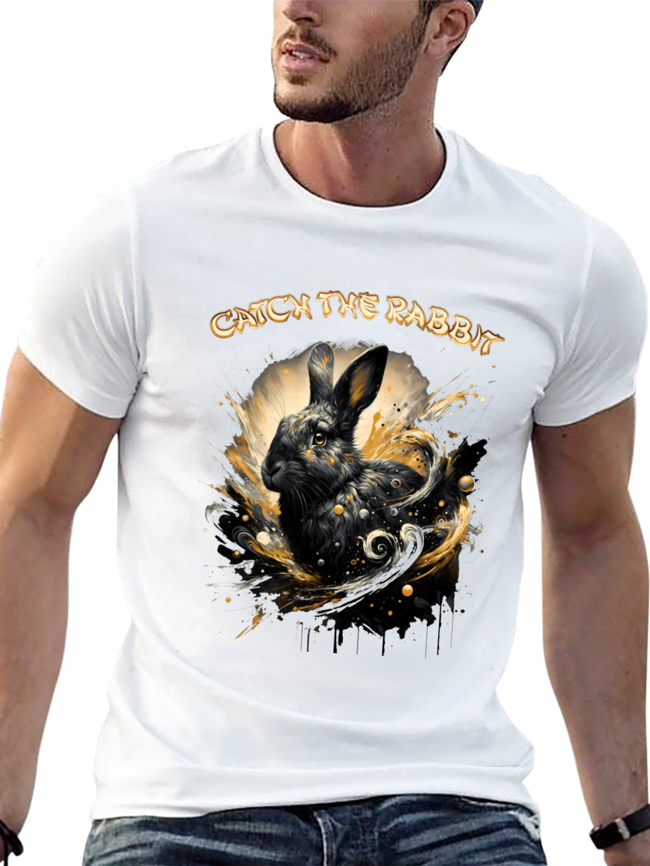 Catch The Rabbit Graphic T-Shirt