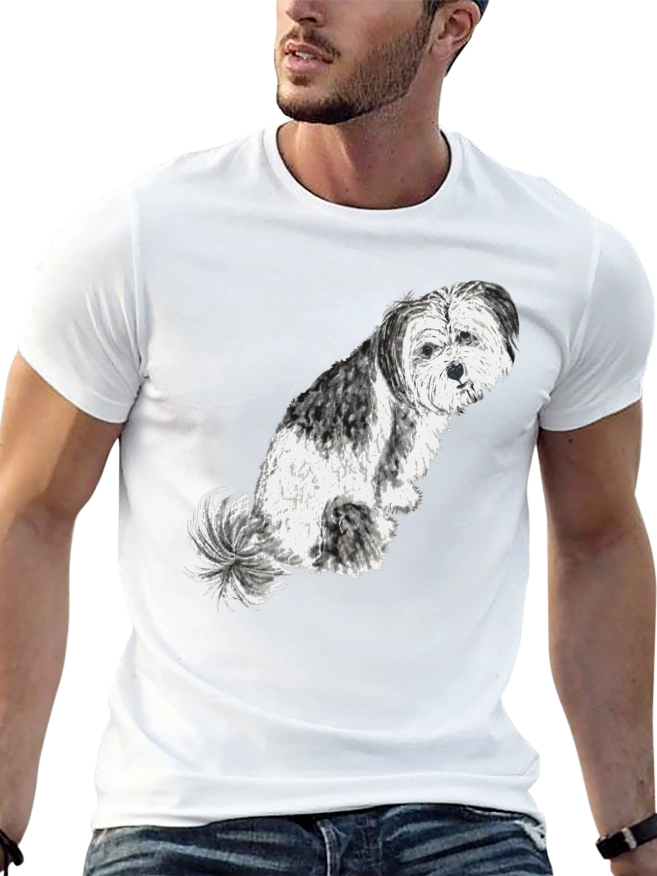 Dog Lover Tee - Cute Shih Tzu Graphic T-Shirt