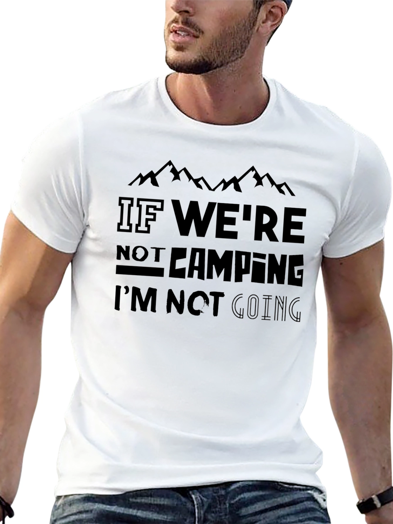 Camping Statement Graphic Tee