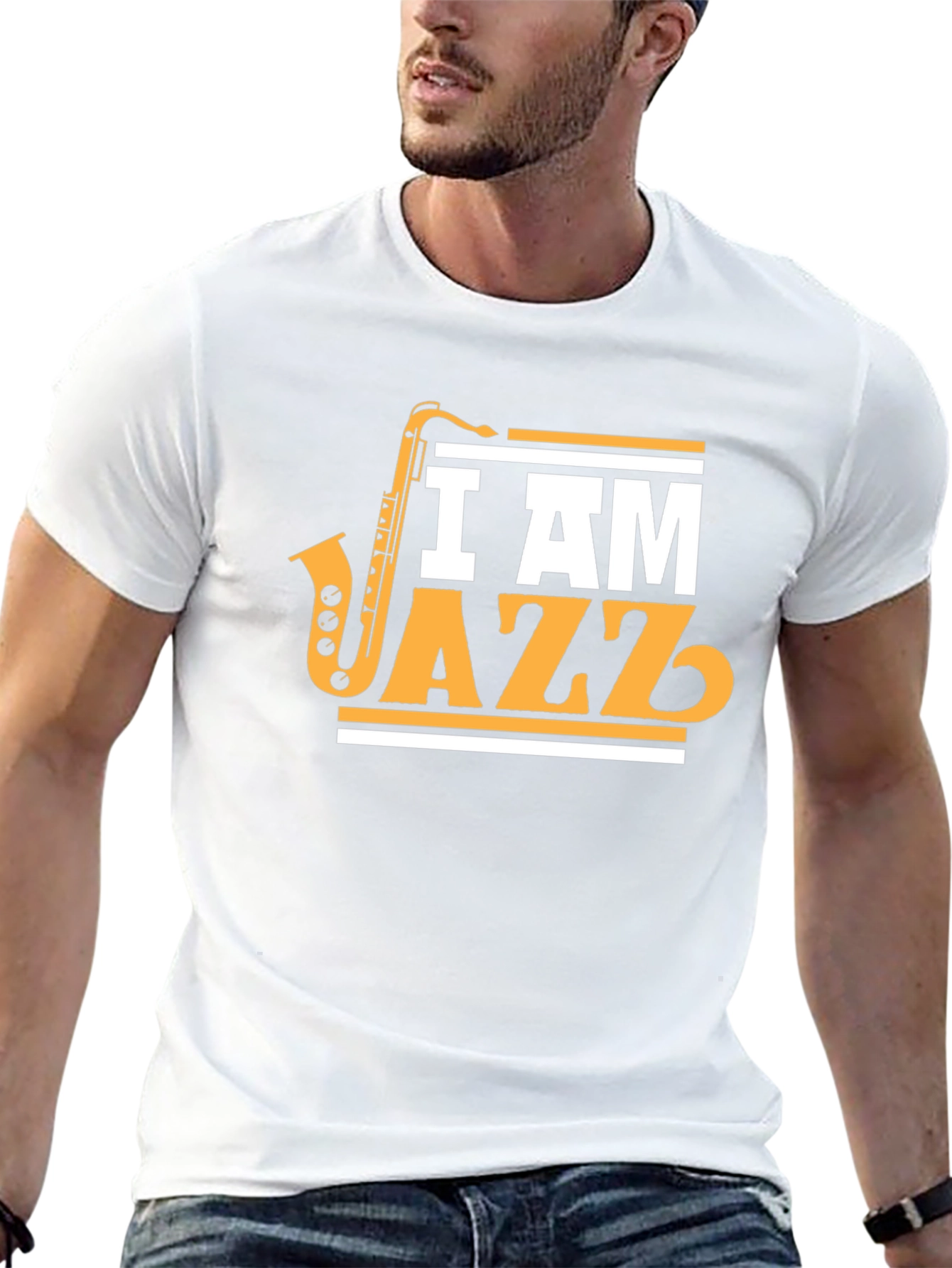 I Am Jazz T-Shirt - Saxophone Music Tee