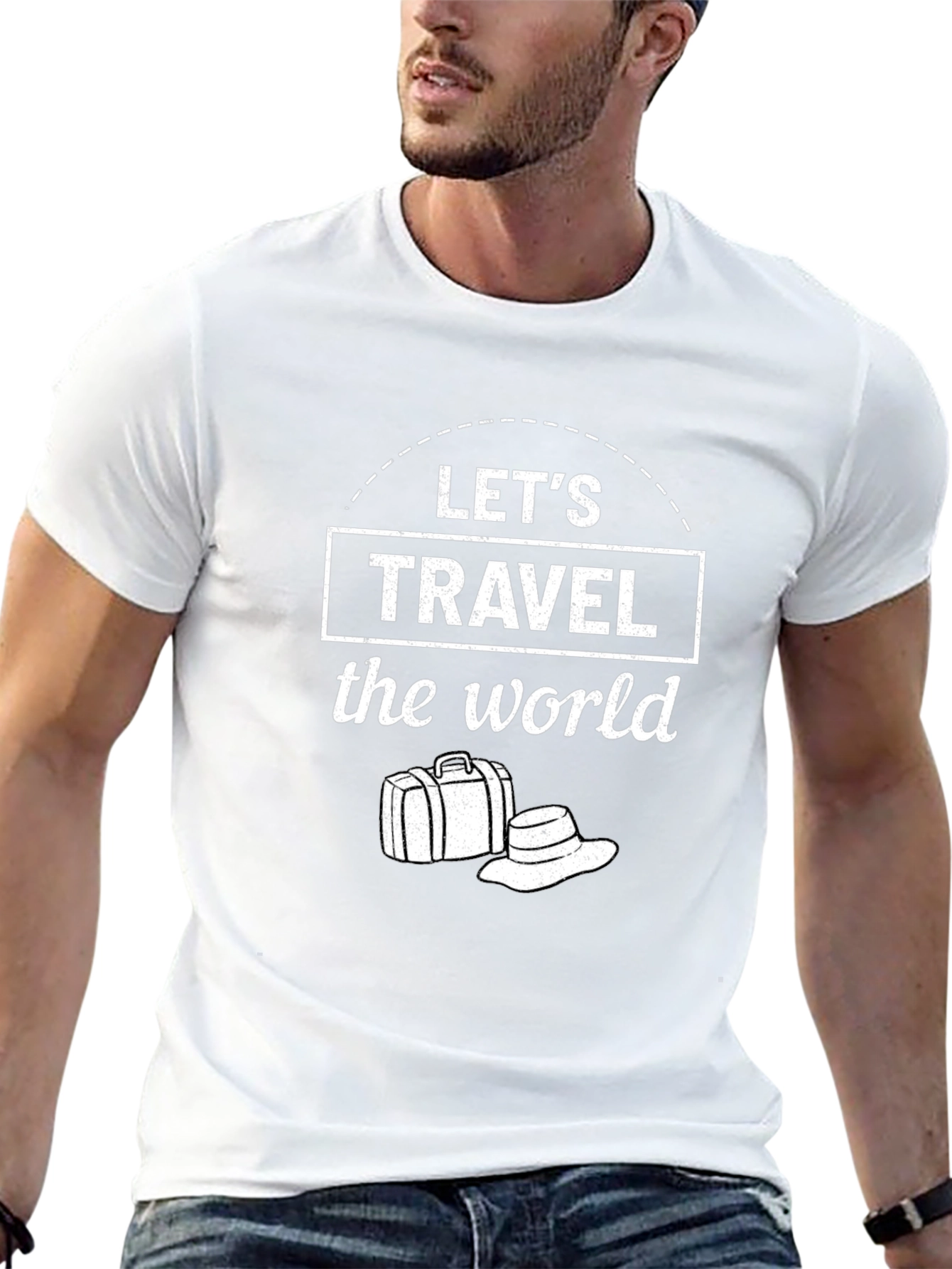 Lets Travel the World Graphic Tee