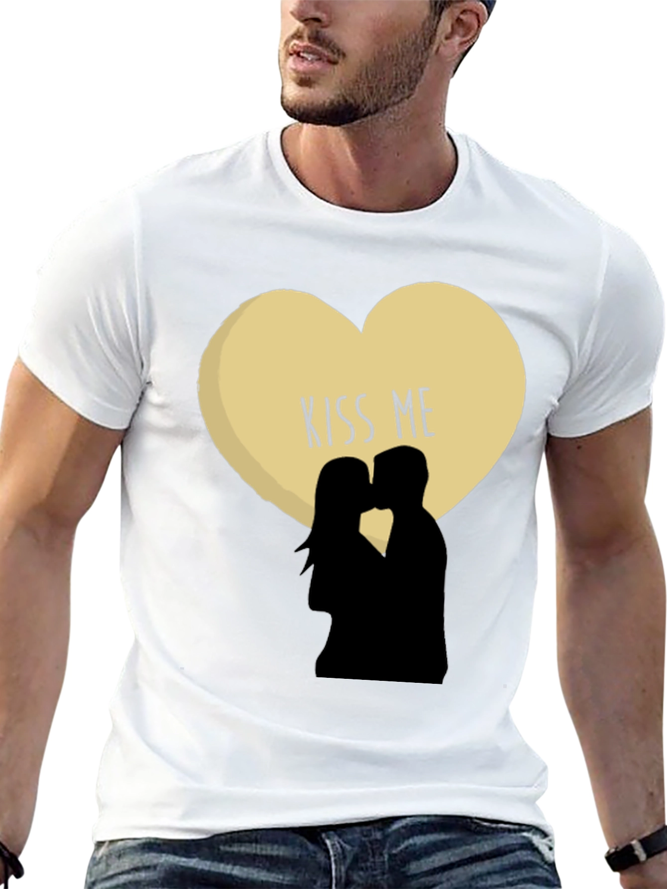 Kiss Me T-Shirt Romantic Tee Couples Shirt