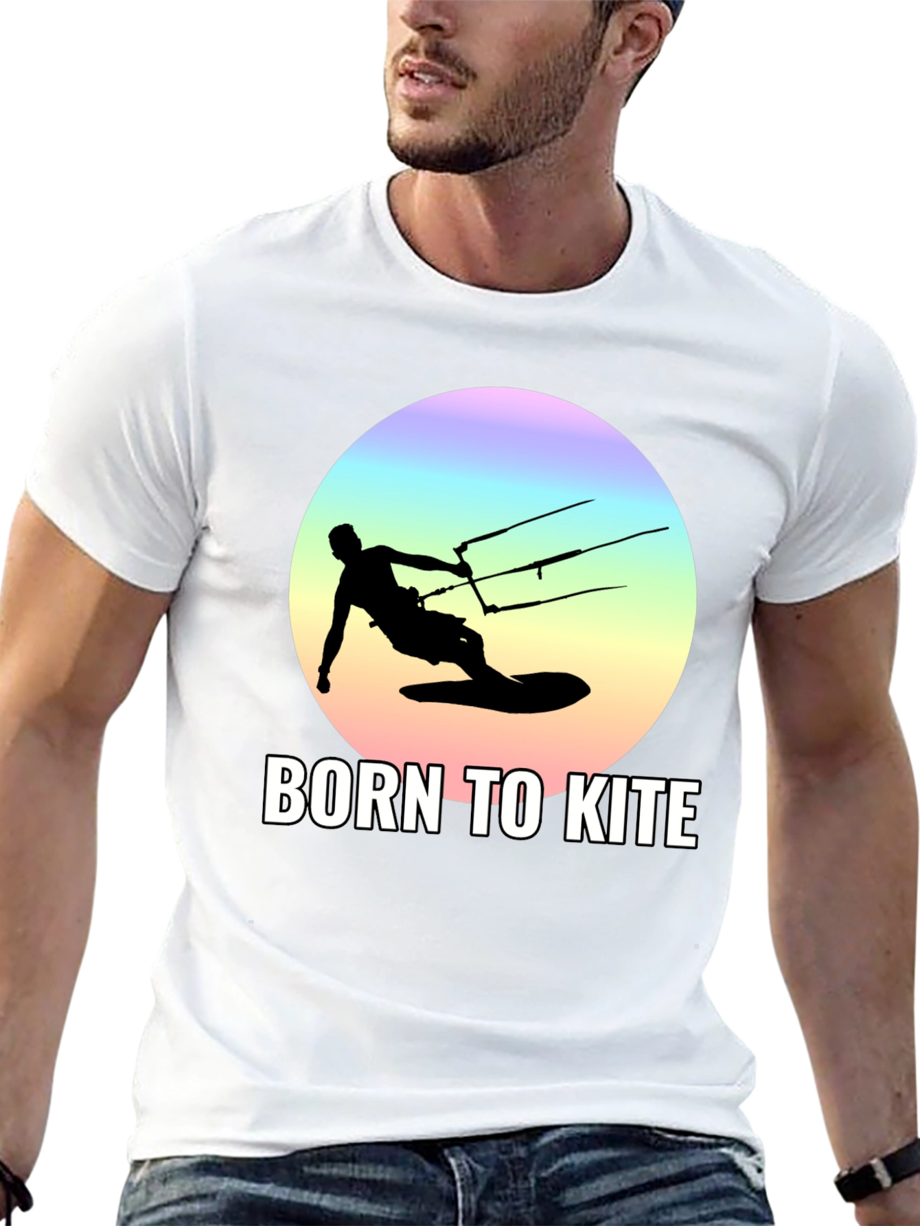 Born to Kite Black T-Shirt - Kitesurfing Apparel
