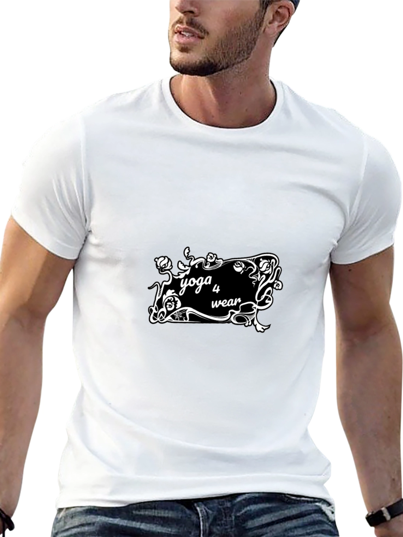 Yoga 4 Wear Black Graphic Tee