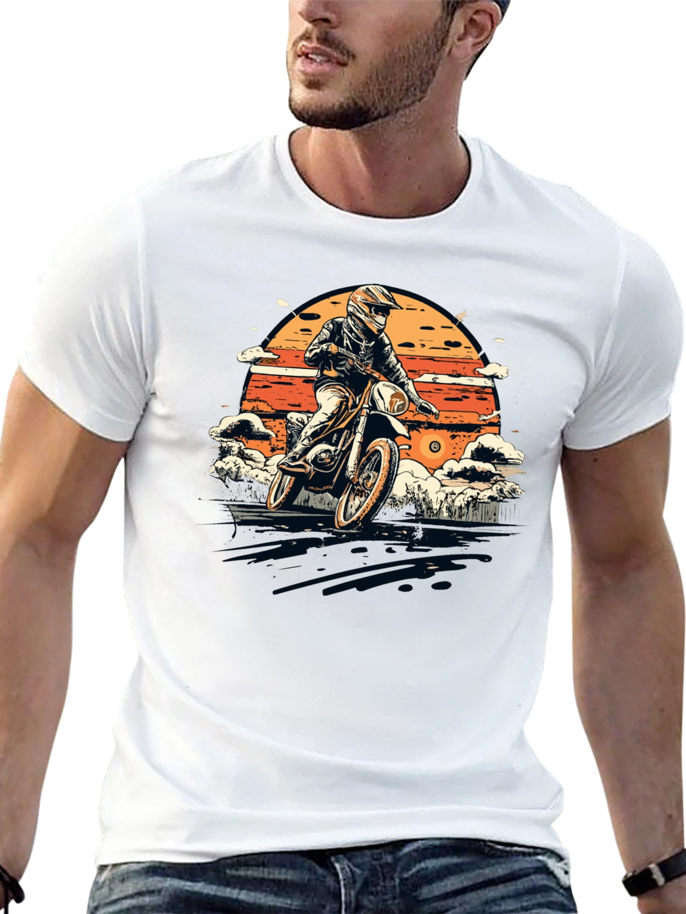 Motorcross Graphic Tee - Ride in Style!