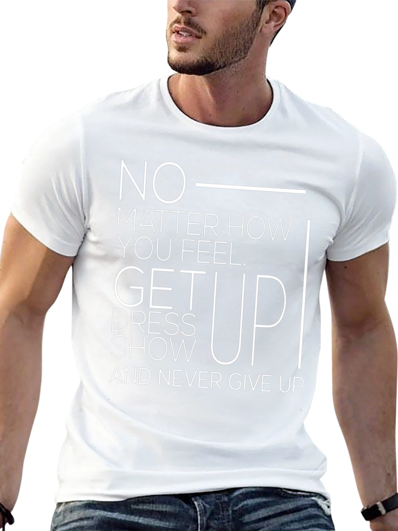 Inspirational Graphic Print T-Shirt