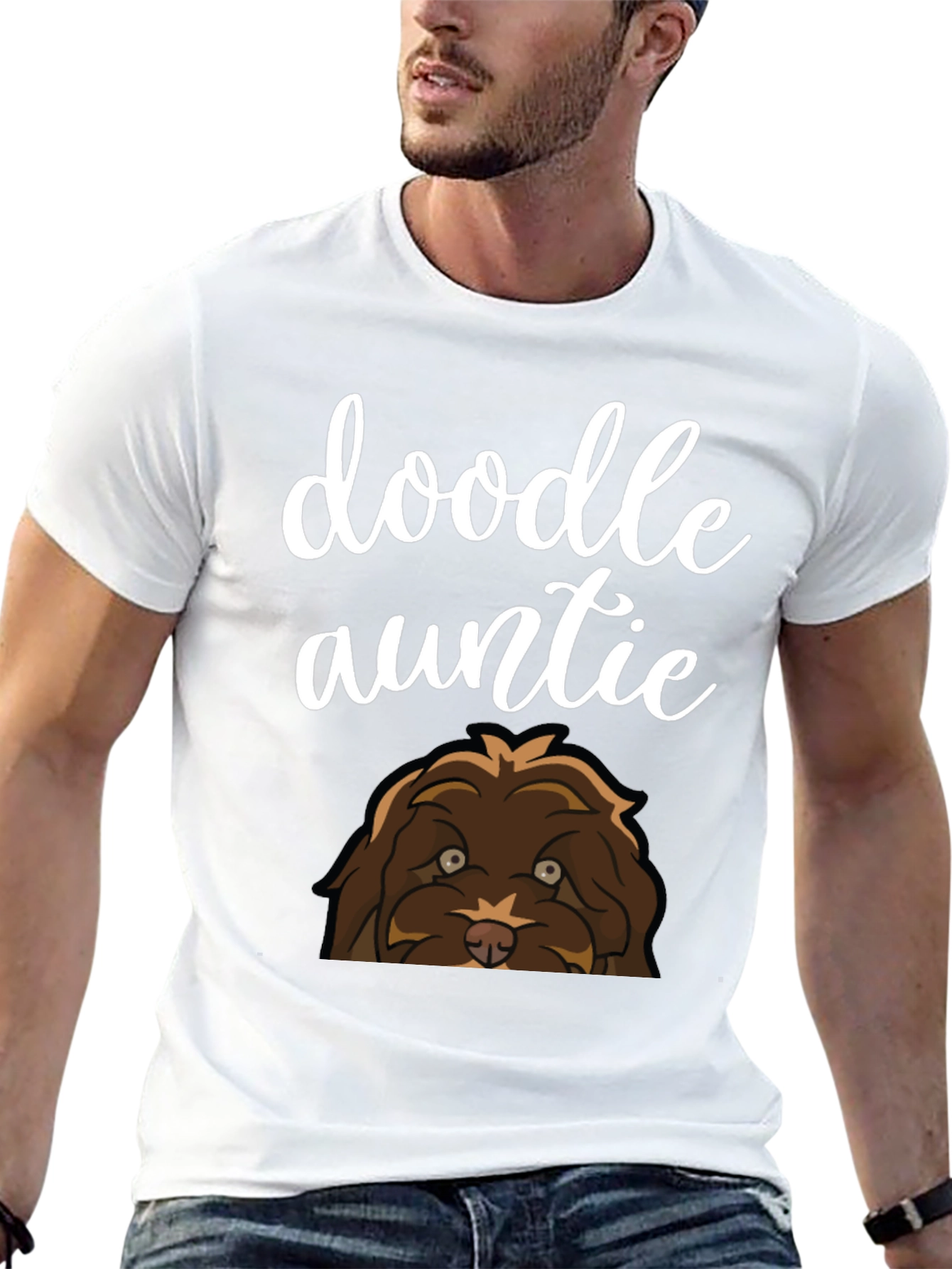Doodle Auntie T-Shirt - Dog Lover Gift