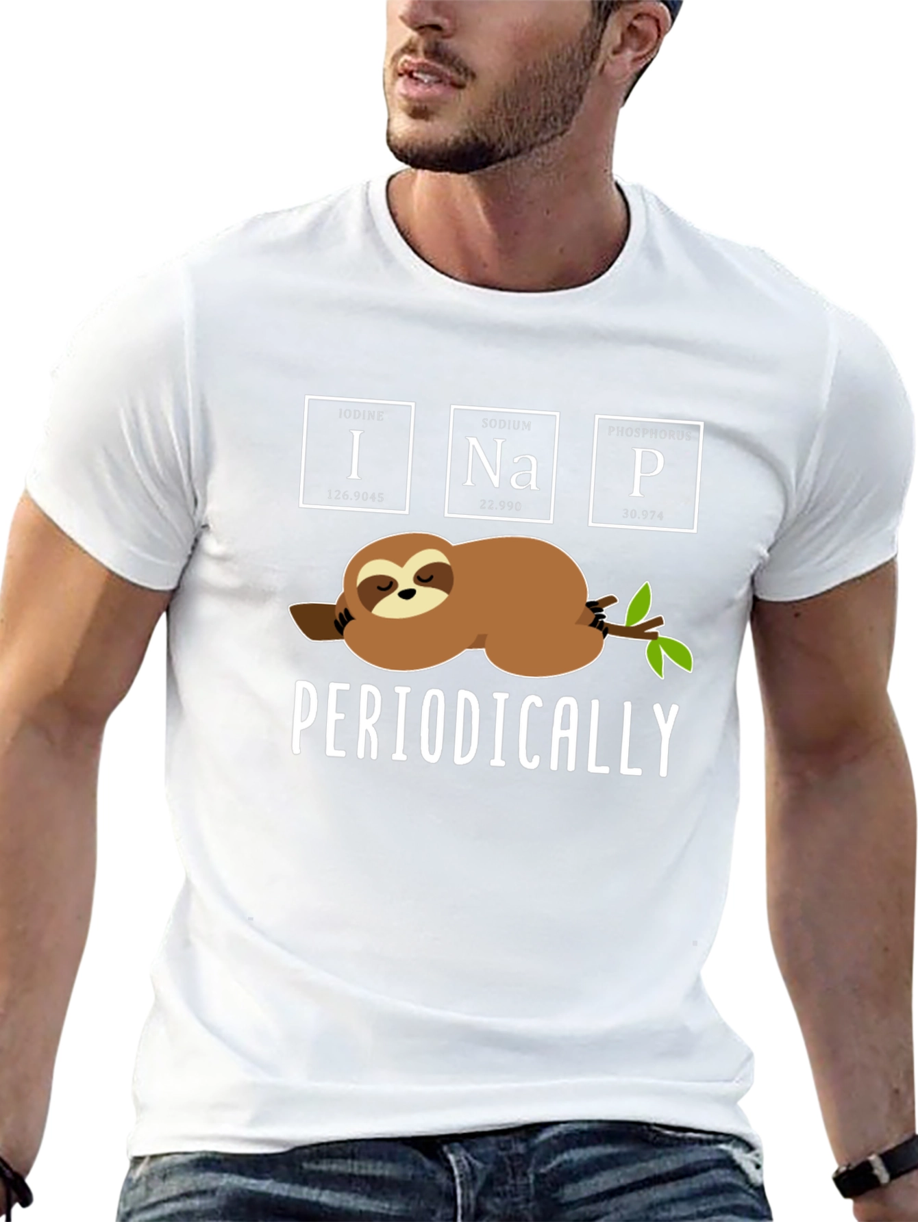 Periodically Sloth T-Shirt Funny Science Tee