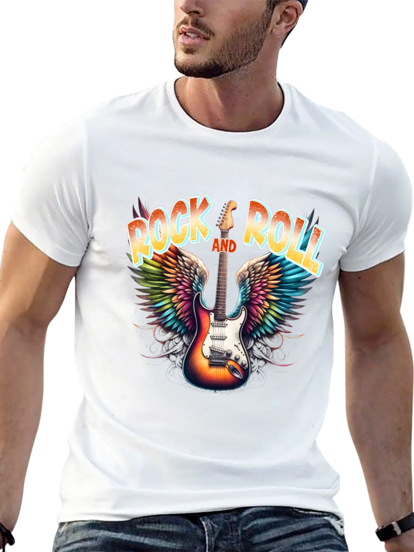 Rock and Roll Graphic T-Shirt