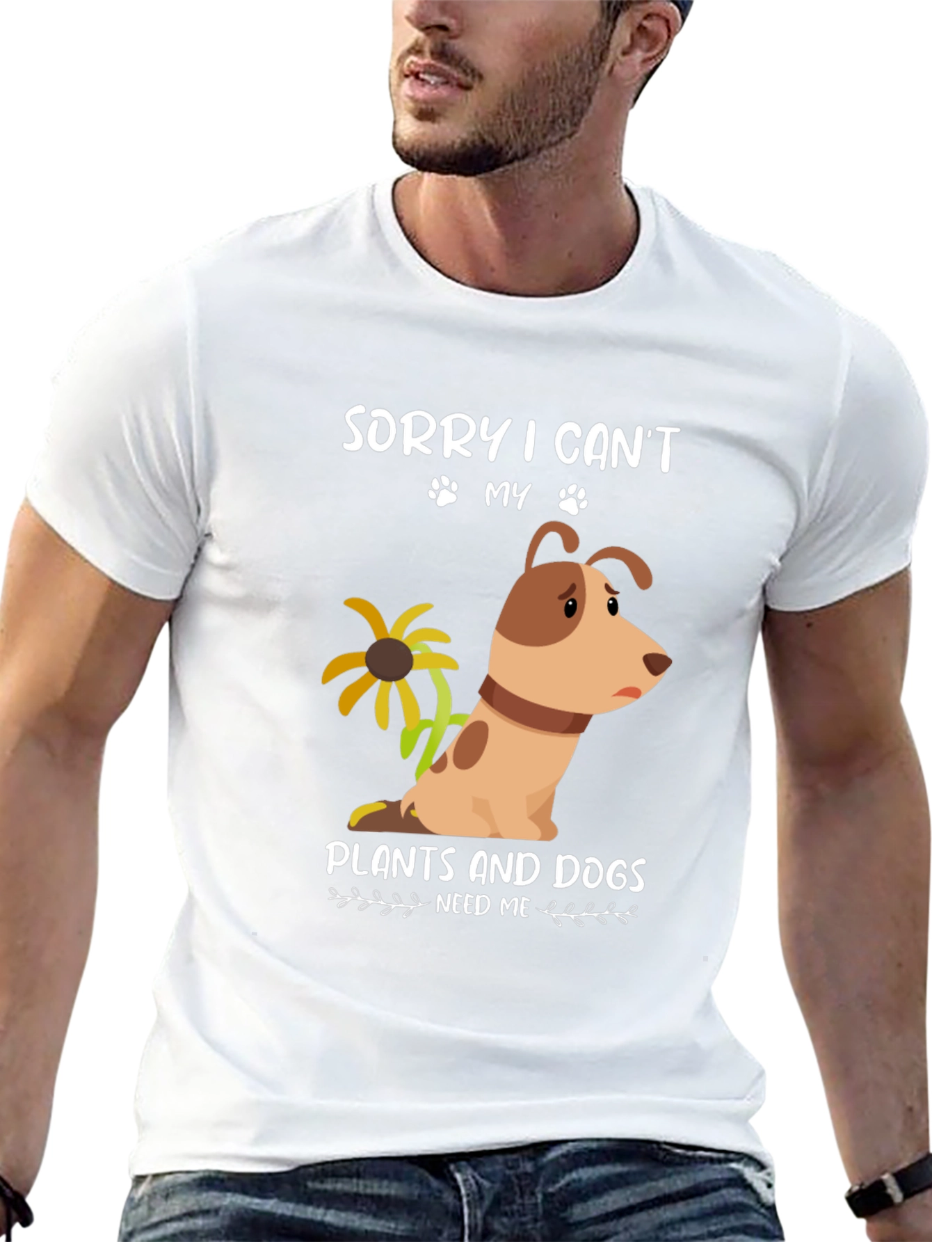 Dog and Plant Lover T-Shirt
