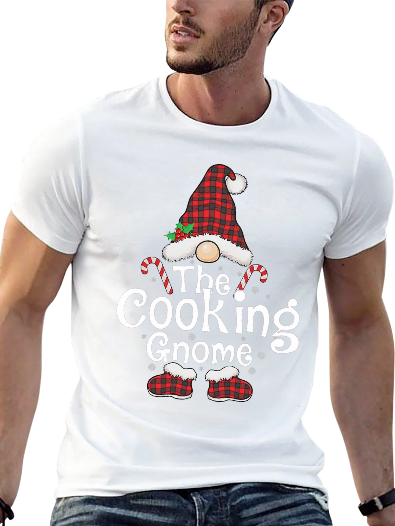 Cooking Gnome Christmas T-Shirt