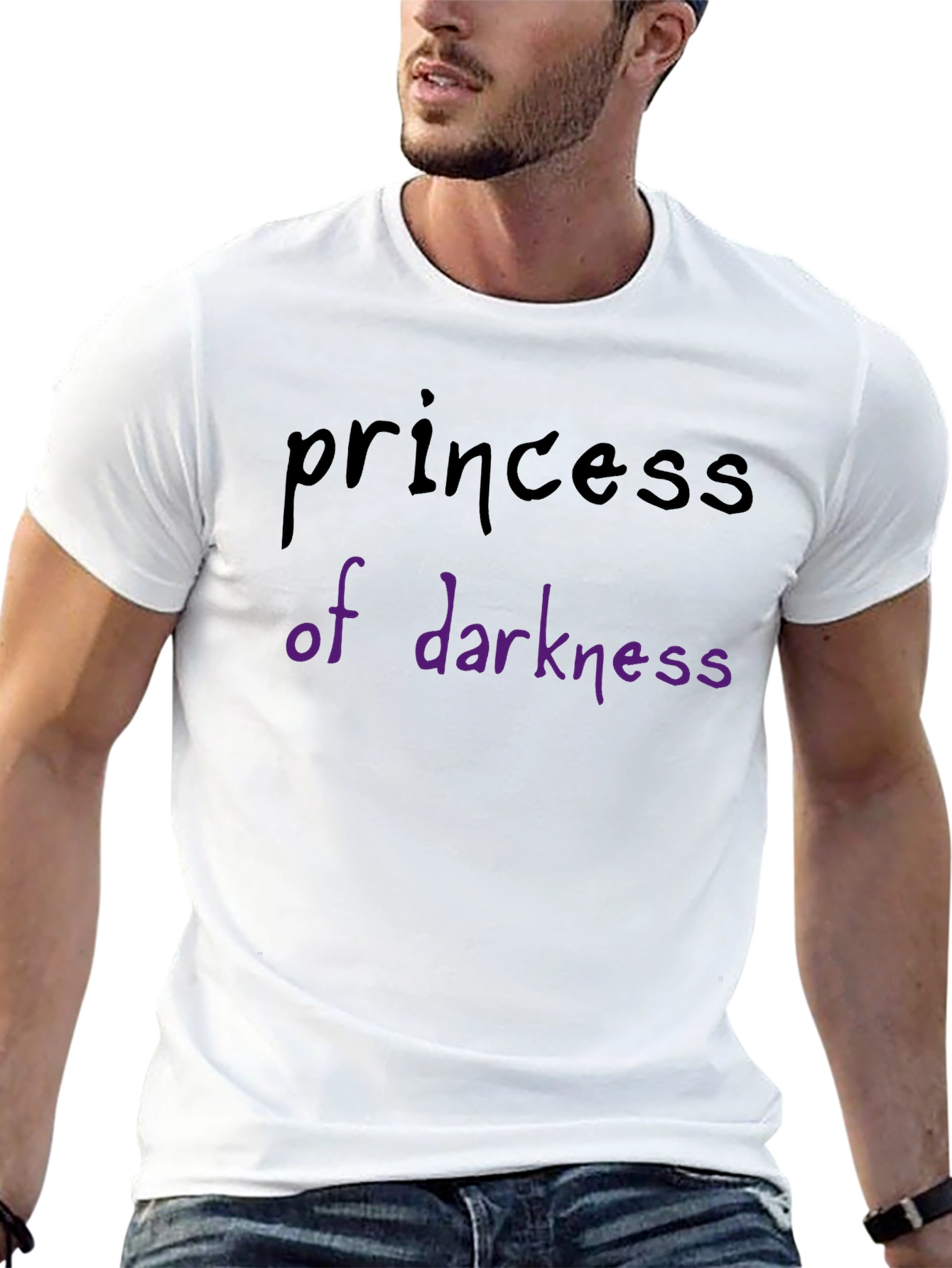Princess of Darkness Graphic Tee - Black