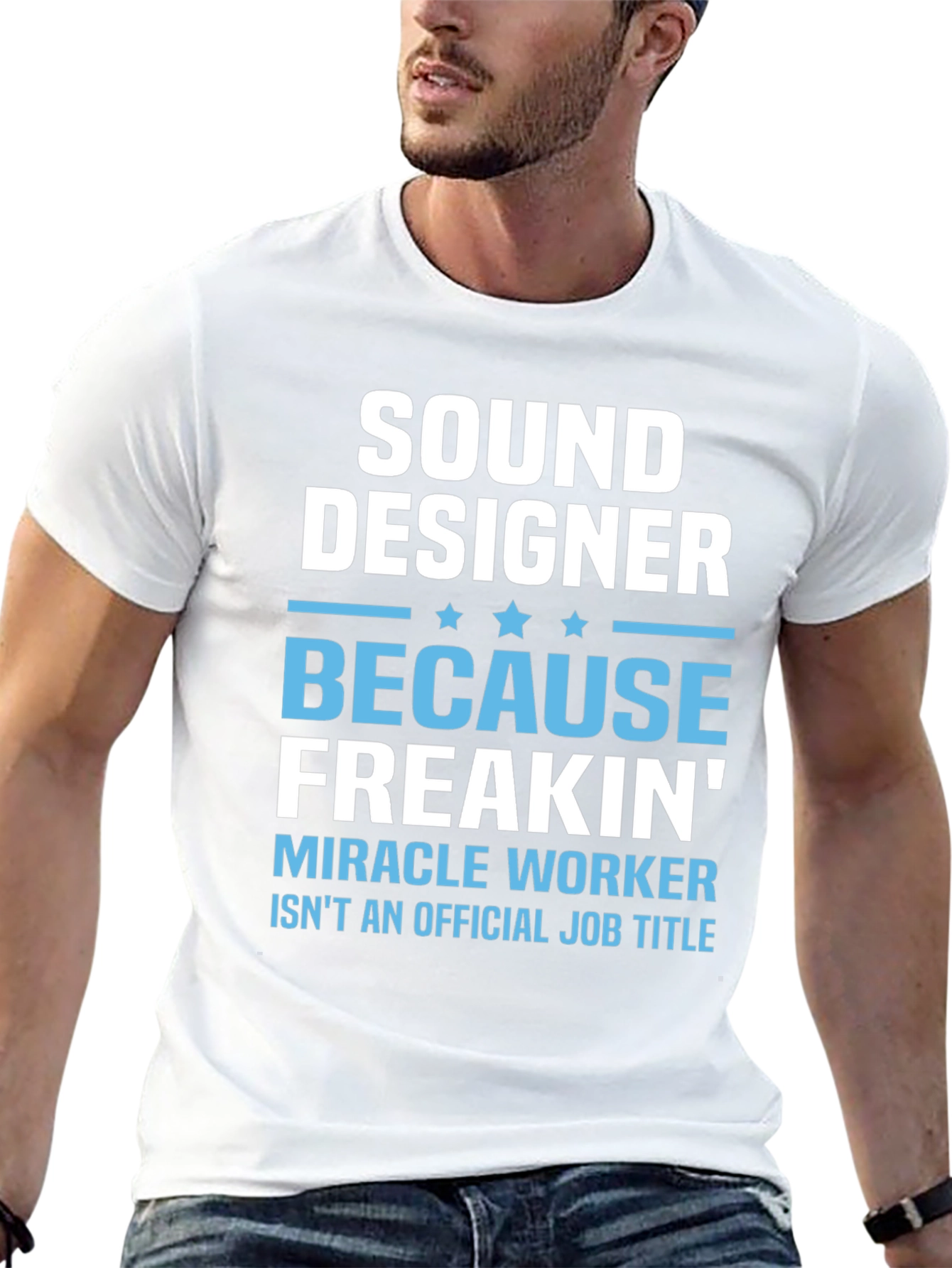 Sound Designer Funny Job Title Graphic T-Shirt