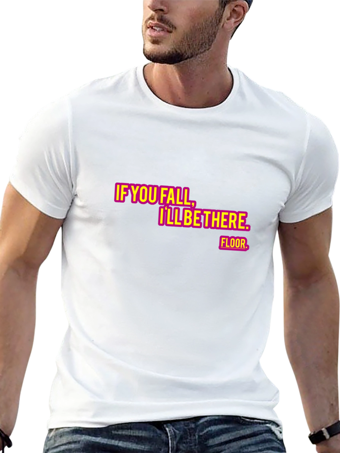 Humorous Ill Be There Graphic Tee