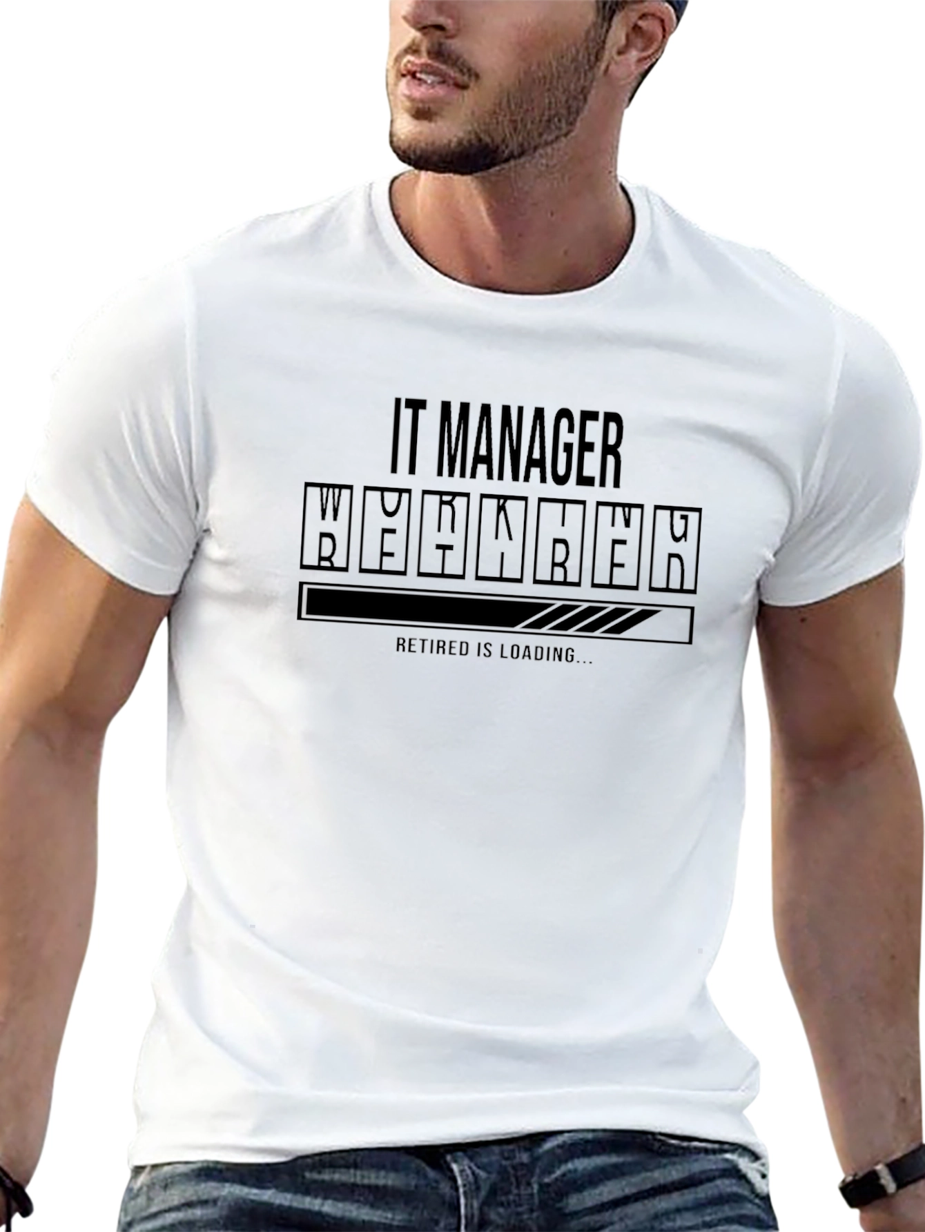 IT Manager Retired Loading T-Shirt