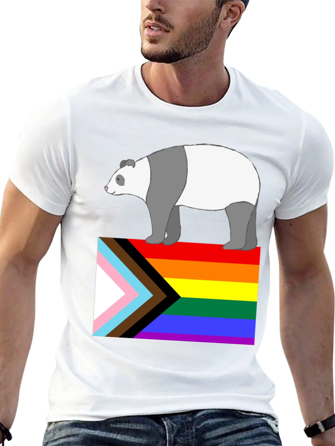 Pride Panda Graphic T-Shirt