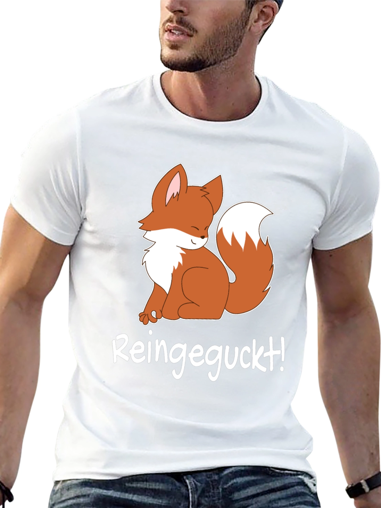 Cute Fox Graphic T-Shirt - Reingeguckt!