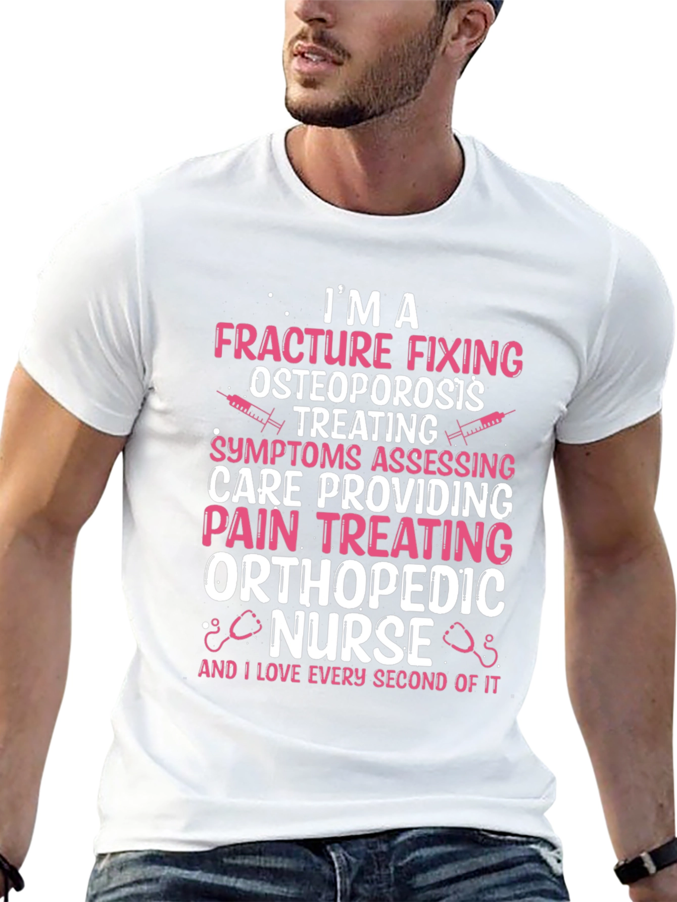 Orthopedic Nurse T-Shirt - Fracture Fixing Design