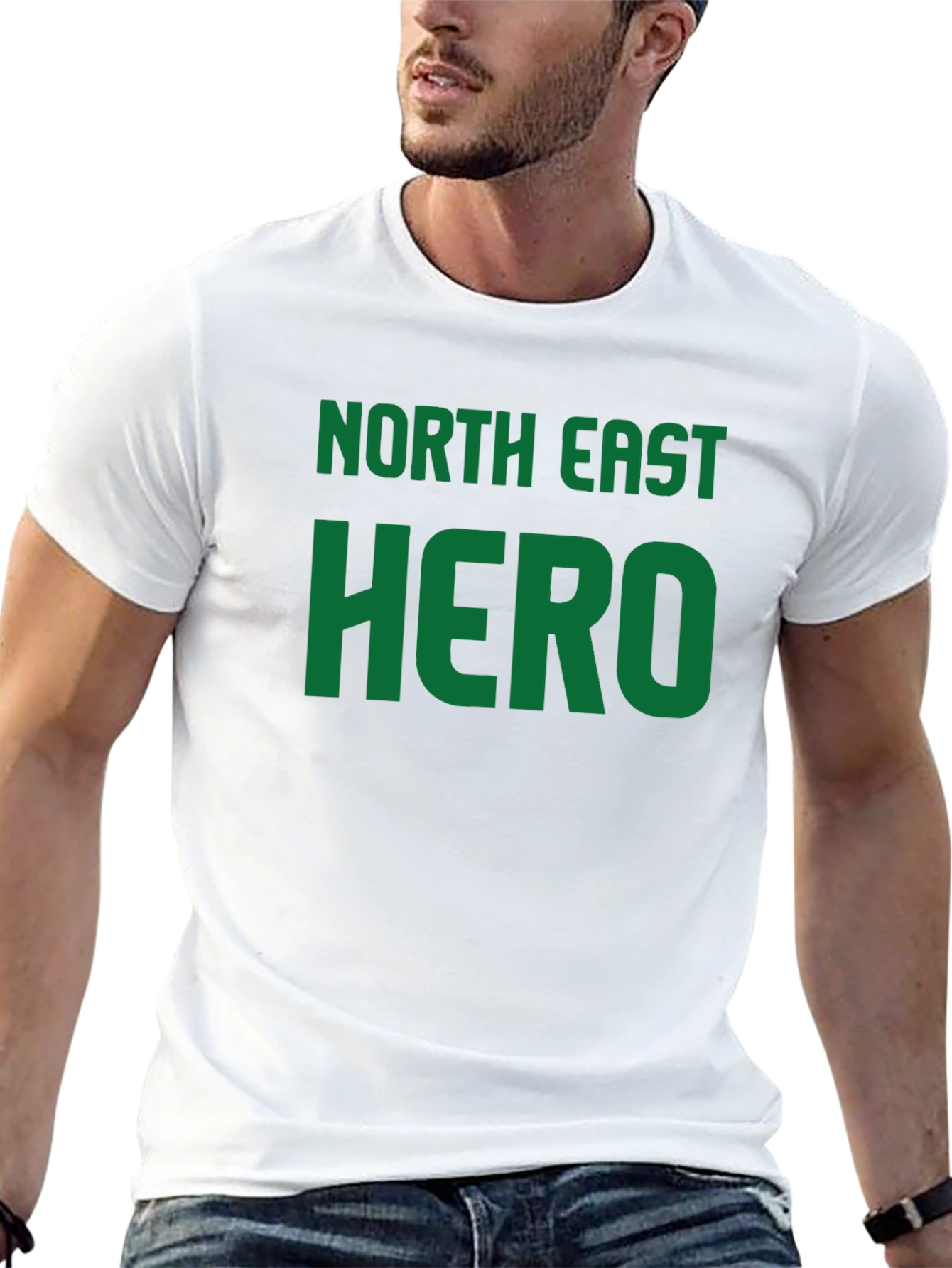North East Hero Black Graphic Tee