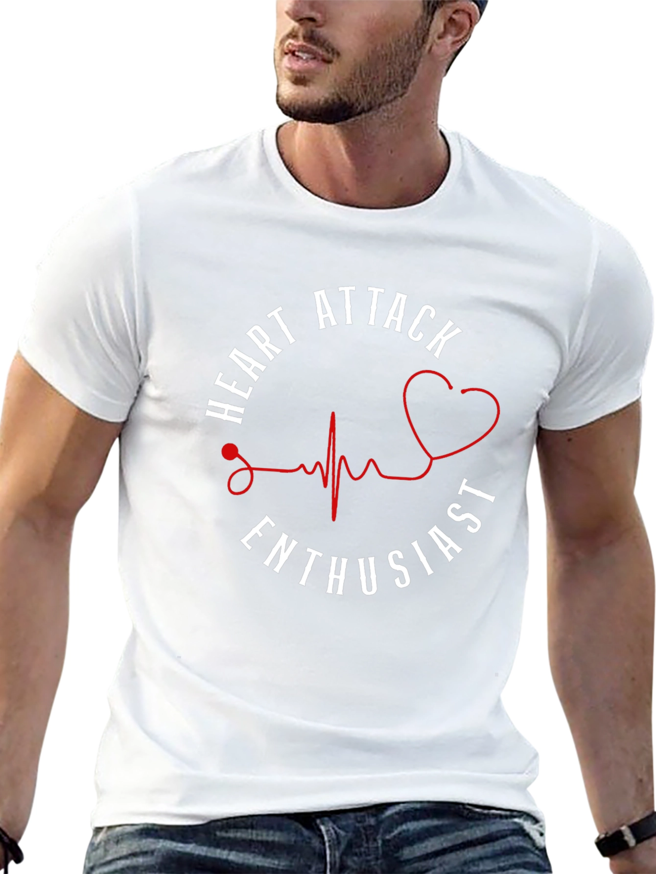 Heart Attack Enthusiast Graphic Tee